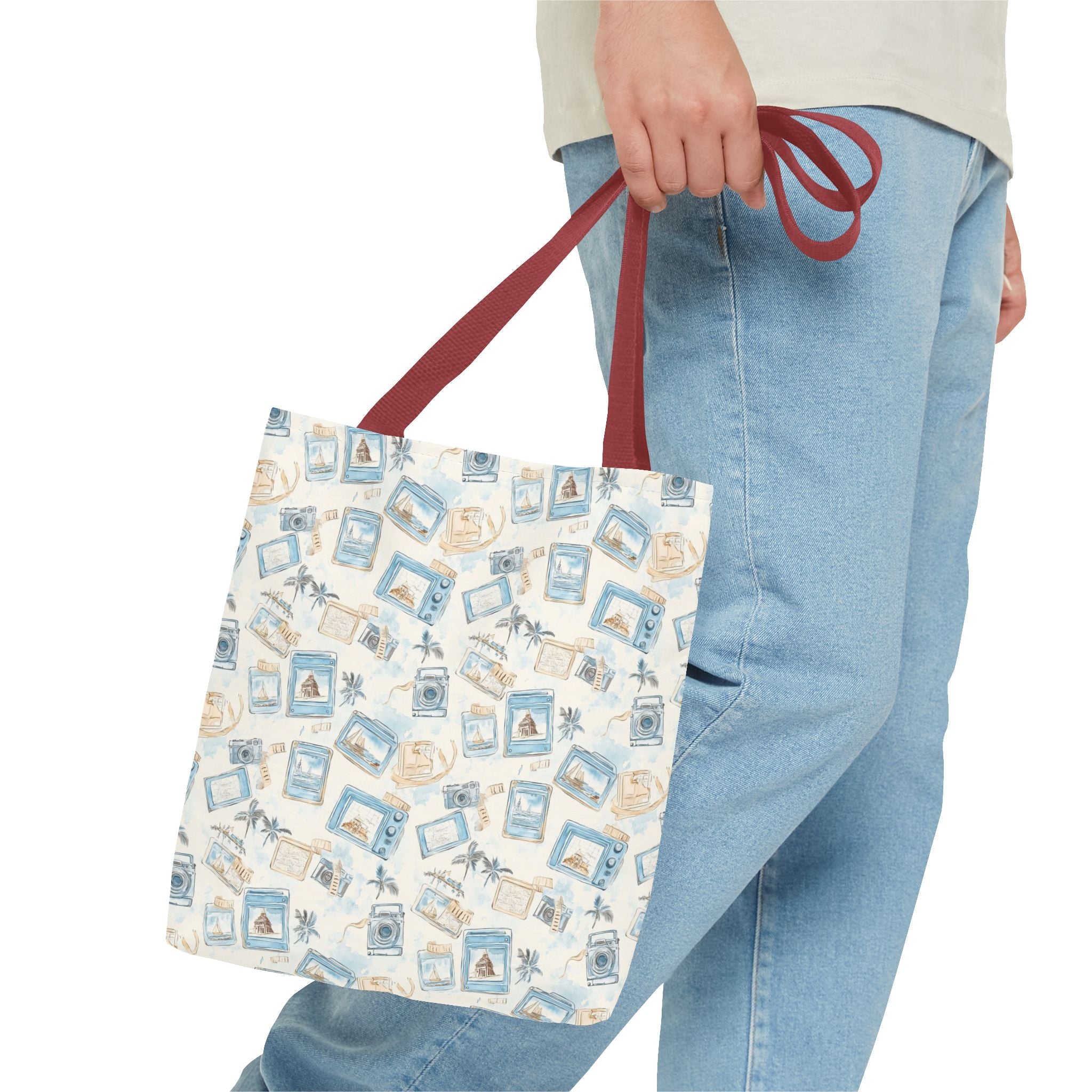 Vintage Vacay- Beach Vibes Tote Bag, Ocean Tote, Summer Accessories, Vacation Ready Bag, Coastal Shopping Bag, Gift for Travelers