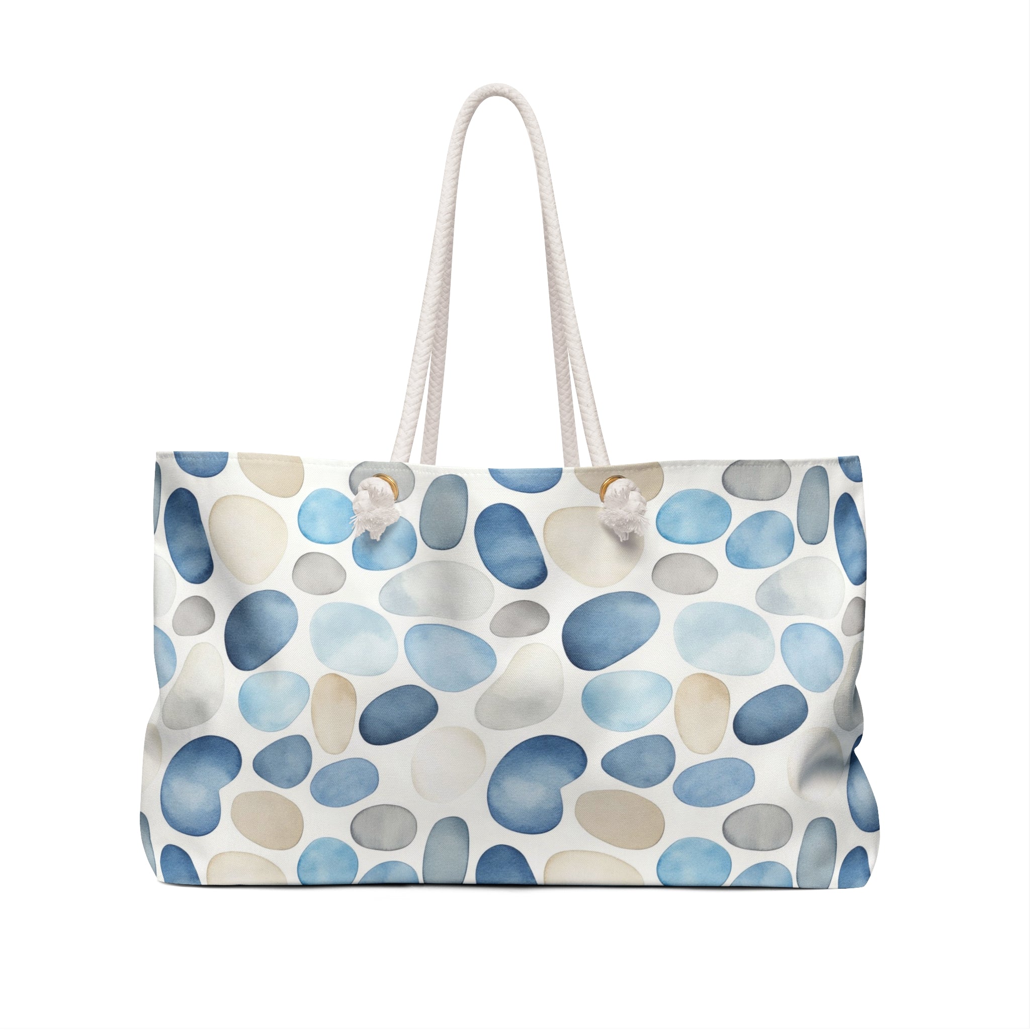 Cobblestone Weekender Tote Bag, Beach Bag, Beach Tote, Large tote bag, Vacation Bag, Bridesmaid Gift
