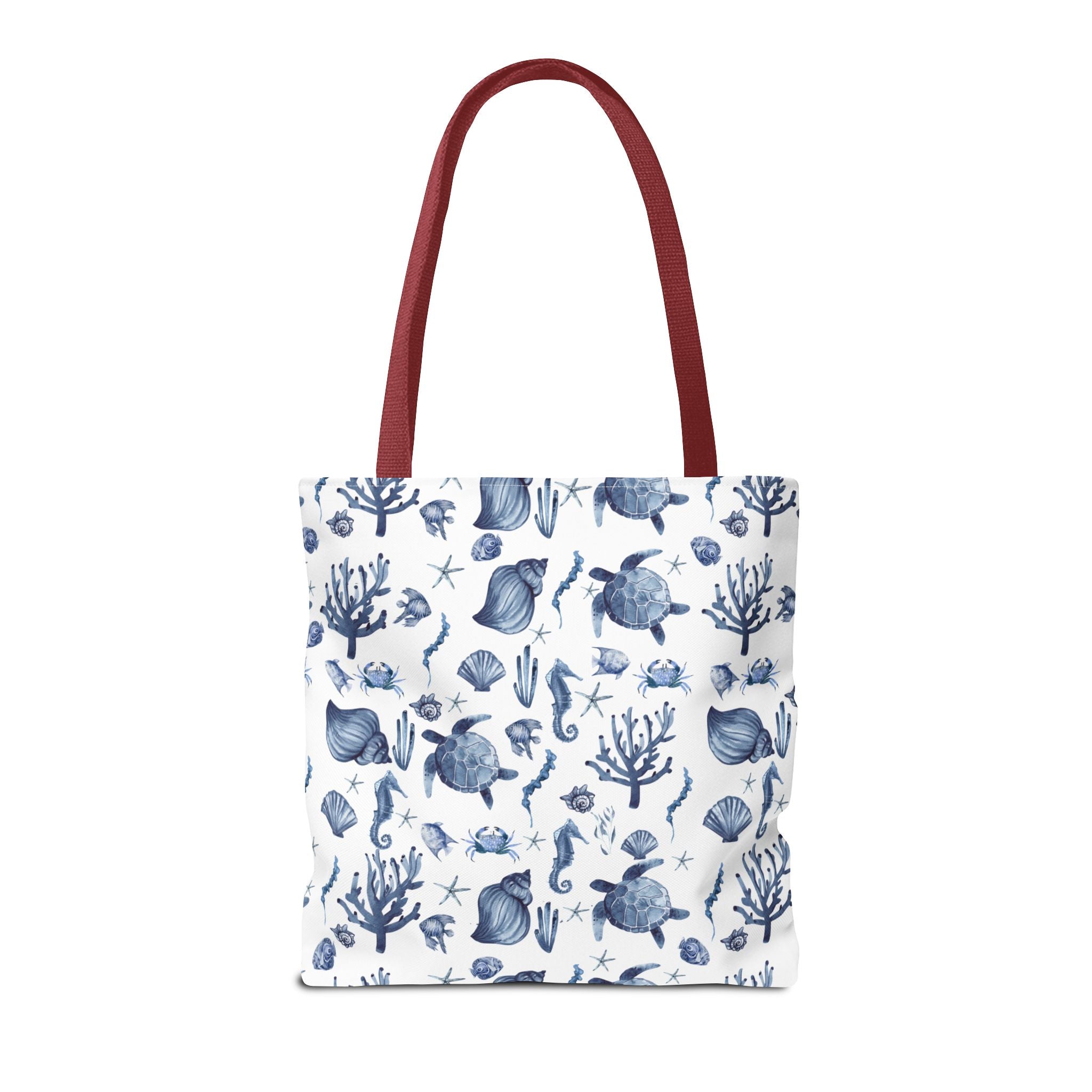 Deep Blue Sea - Coastal fish Dreams Tote Bag, Ocean-Inspired Beach Bag, Nautical Gift for Her, Summer Essentials, Travel Tote, Marine Animal Design