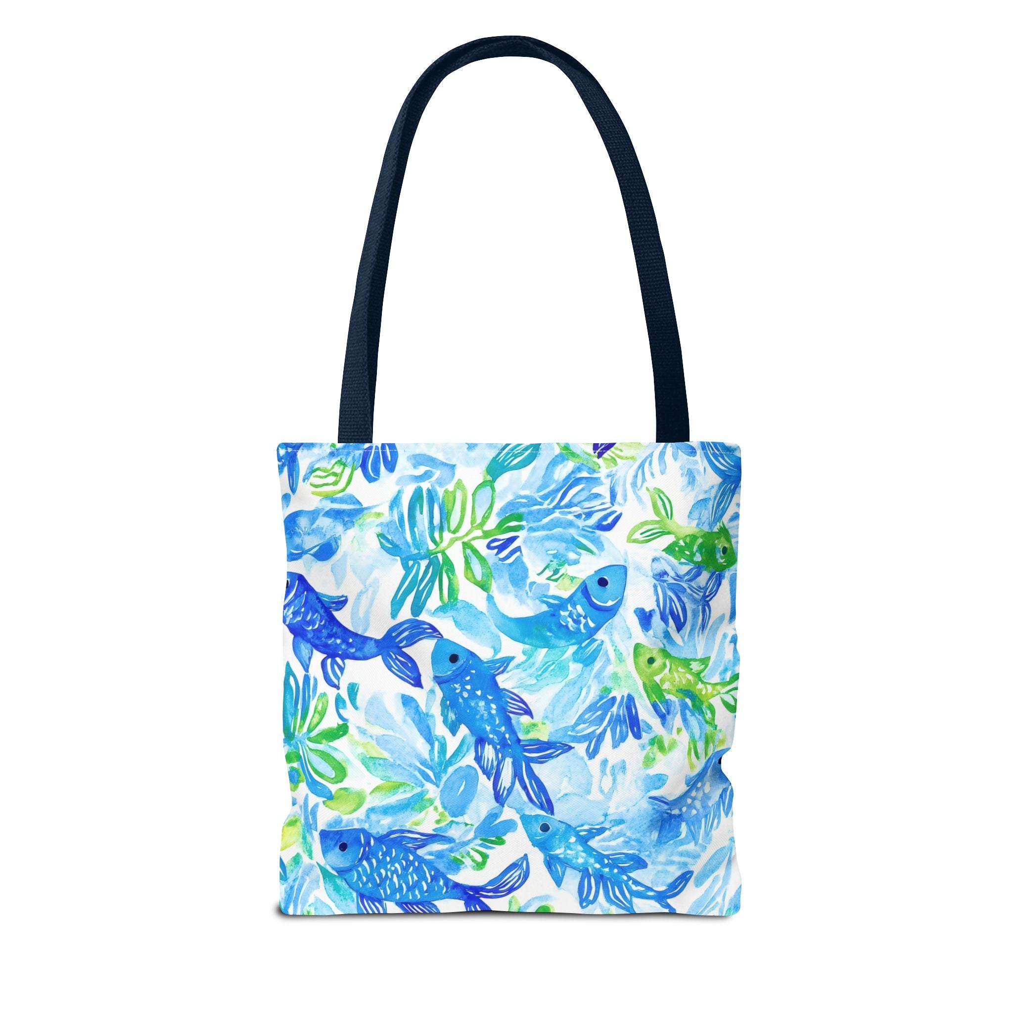 Vibrant Fish- Colorful Fish Tote Bag, Beach Bag, Shopping Tote, Eco-Friendly Reusable Bag, Gift for Ocean Lovers, Summer Accessory