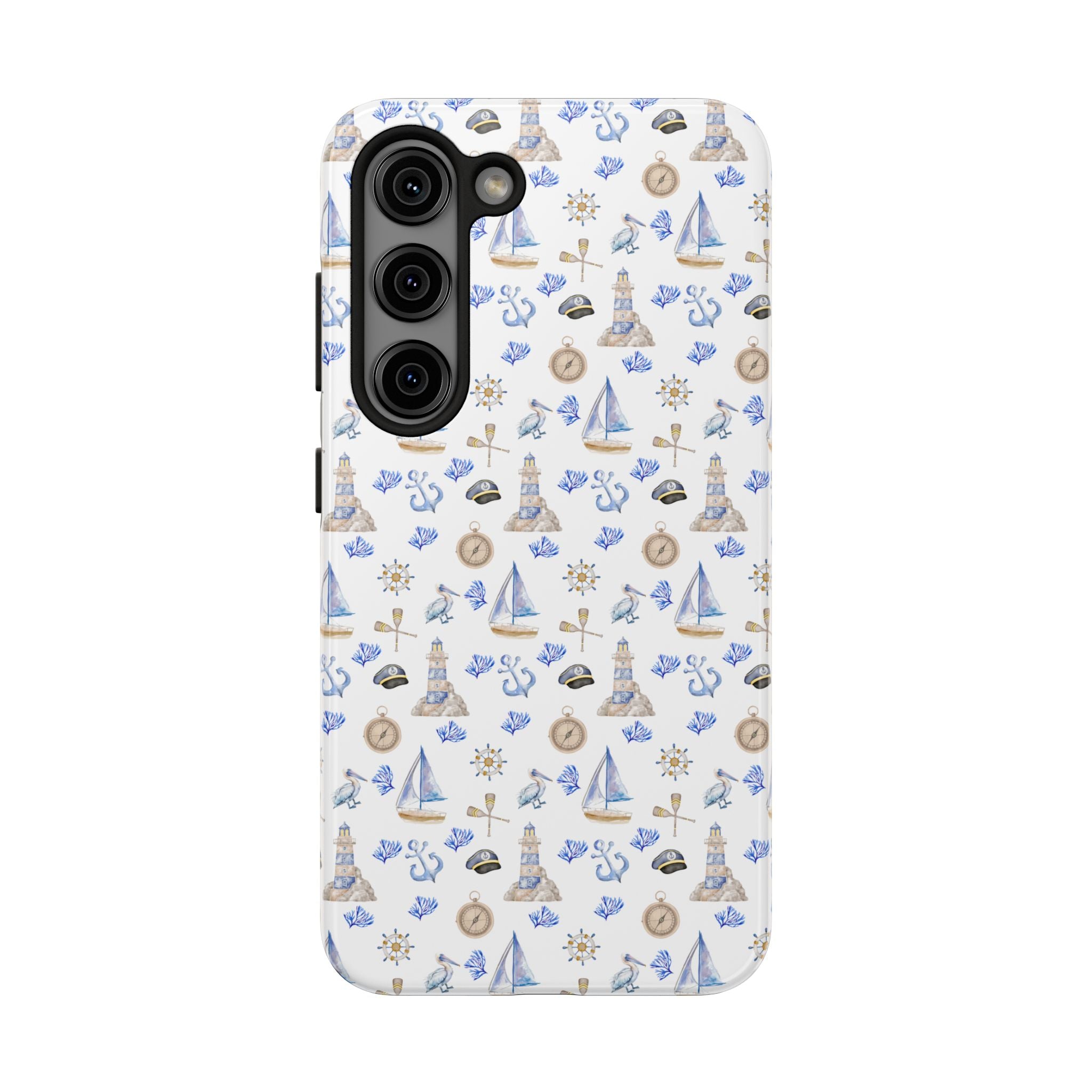 Sail Away- Nautical Phone Case - Tough Sea Adventure Phone Cover, Gifts for Beach Lovers, Summer Decor, Ocean-Inspired Protection