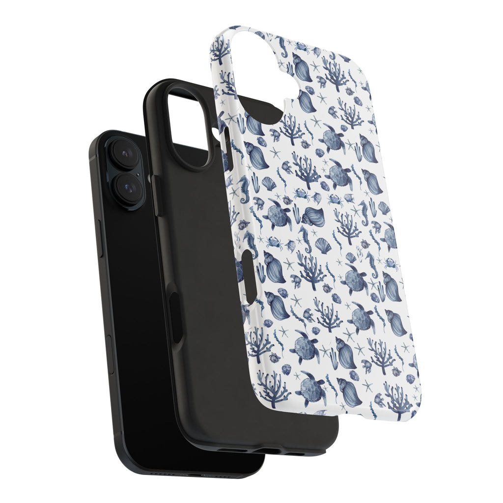 Deep Blue Sea - Ocean-Inspired Tough Phone Cases, Coastal Decor, Beach Lover's Accessory, Ideal Gift, Marine Life Design, Durable Protection