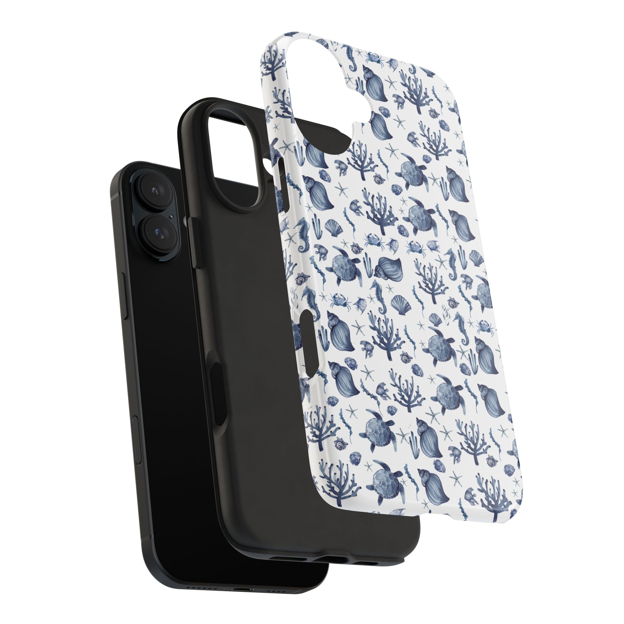 Deep Blue Sea - Ocean-Inspired Tough Phone Cases, Coastal Decor, Beach Lover's Accessory, Ideal Gift, Marine Life Design, Durable Protection