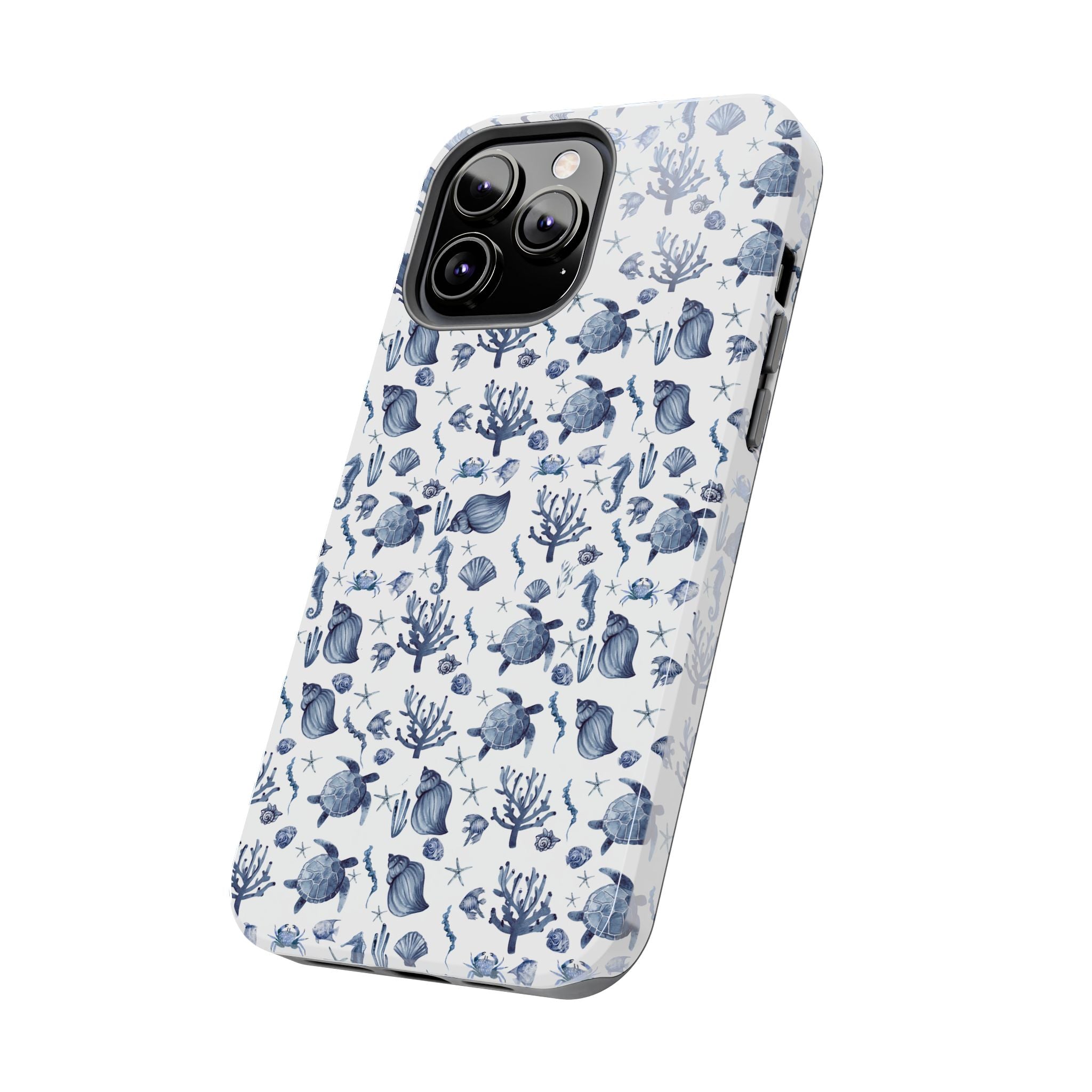 Deep Blue Sea - Ocean-Inspired Tough Phone Cases, Coastal Decor, Beach Lover's Accessory, Ideal Gift, Marine Life Design, Durable Protection