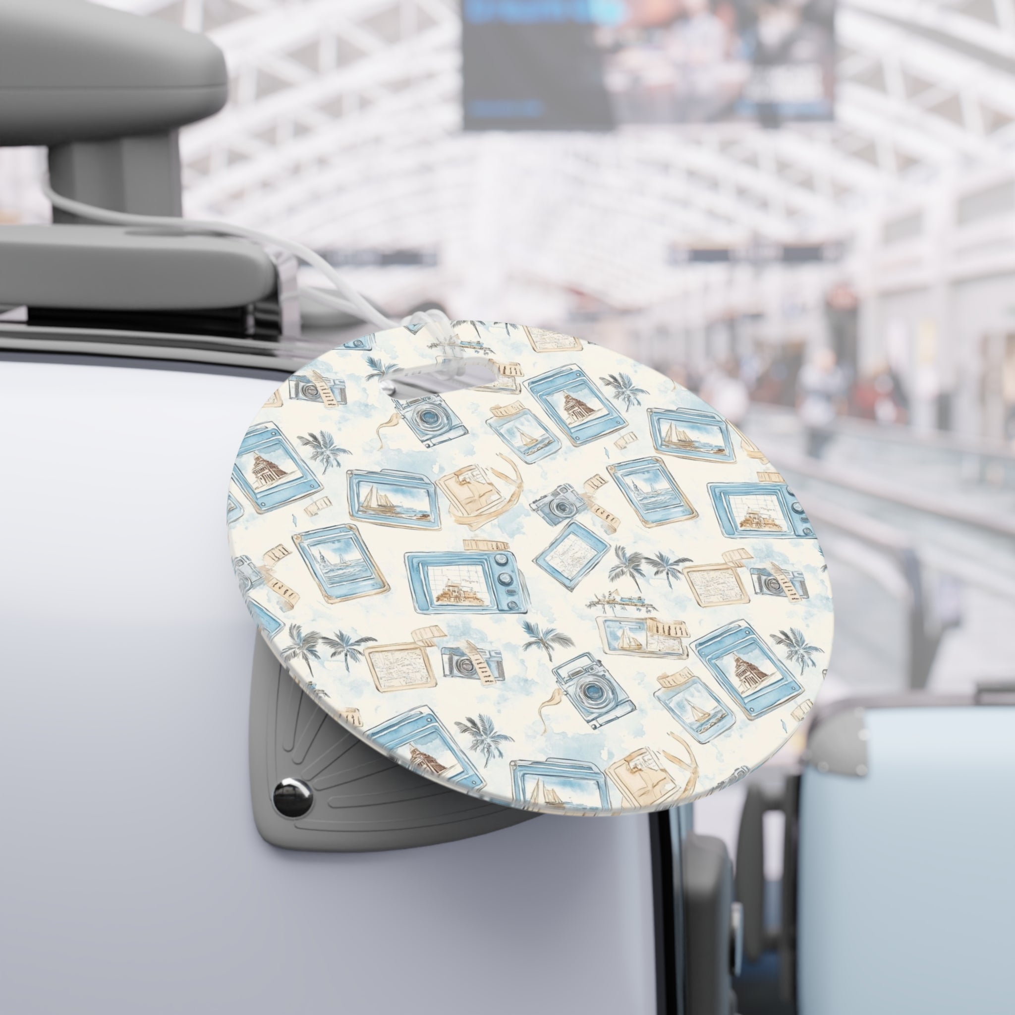 Vintage Vacay Luggage Tag, Travel Accessories, Luggage, Vacation must have, Beach Vacation Supplies