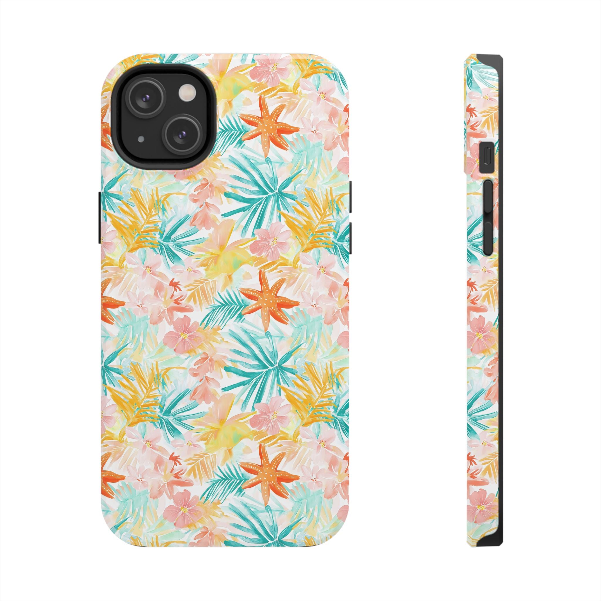 Tropical Starfish - Floral Phone Case - Summer Vibe, Durable Protection, Gift for Beach Lovers, Tropical Decor, Eco-Friendly Design