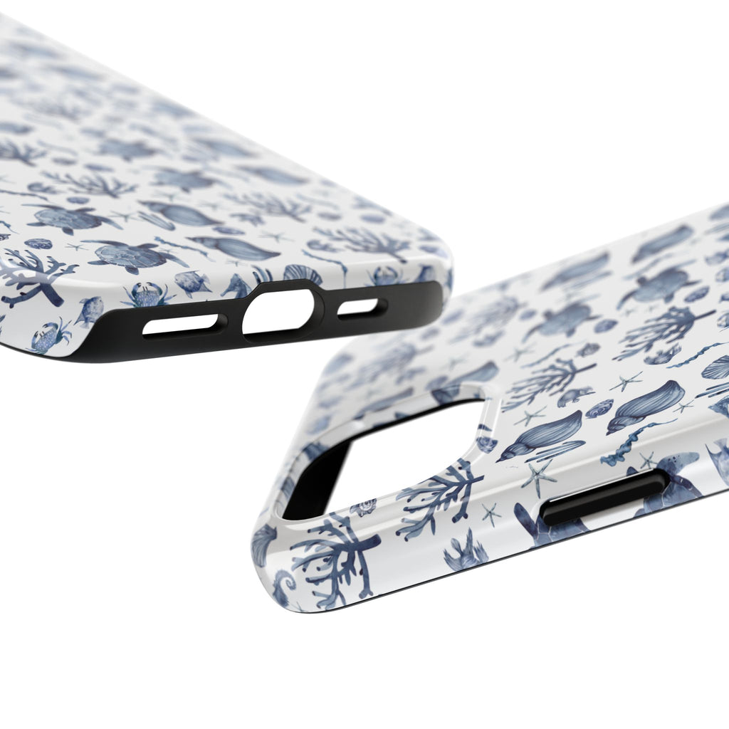 Deep Blue Sea - Ocean-Inspired Tough Phone Cases, Coastal Decor, Beach Lover's Accessory, Ideal Gift, Marine Life Design, Durable Protection