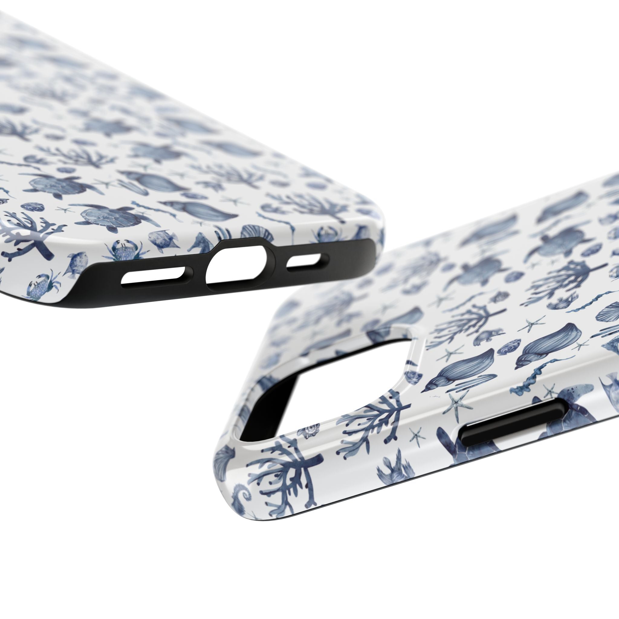 Deep Blue Sea - Ocean-Inspired Tough Phone Cases, Coastal Decor, Beach Lover's Accessory, Ideal Gift, Marine Life Design, Durable Protection