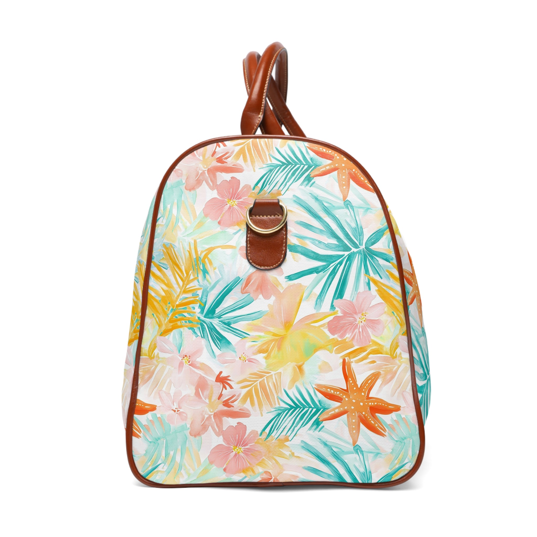 Tropical Starfish - Tropical Waterproof Travel Bag | Perfect for Beach Trips, Weekend Getaways, Vacation, Gym, Fitness, Outdoor Adventures