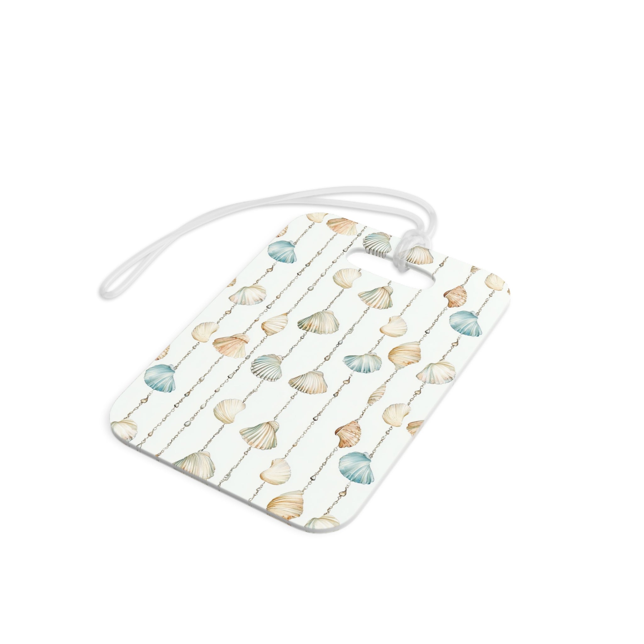 Seashell Lover Luggage Tag, Travel Accessories, Luggage, Vacation must have, Beach Vacation Supplies
