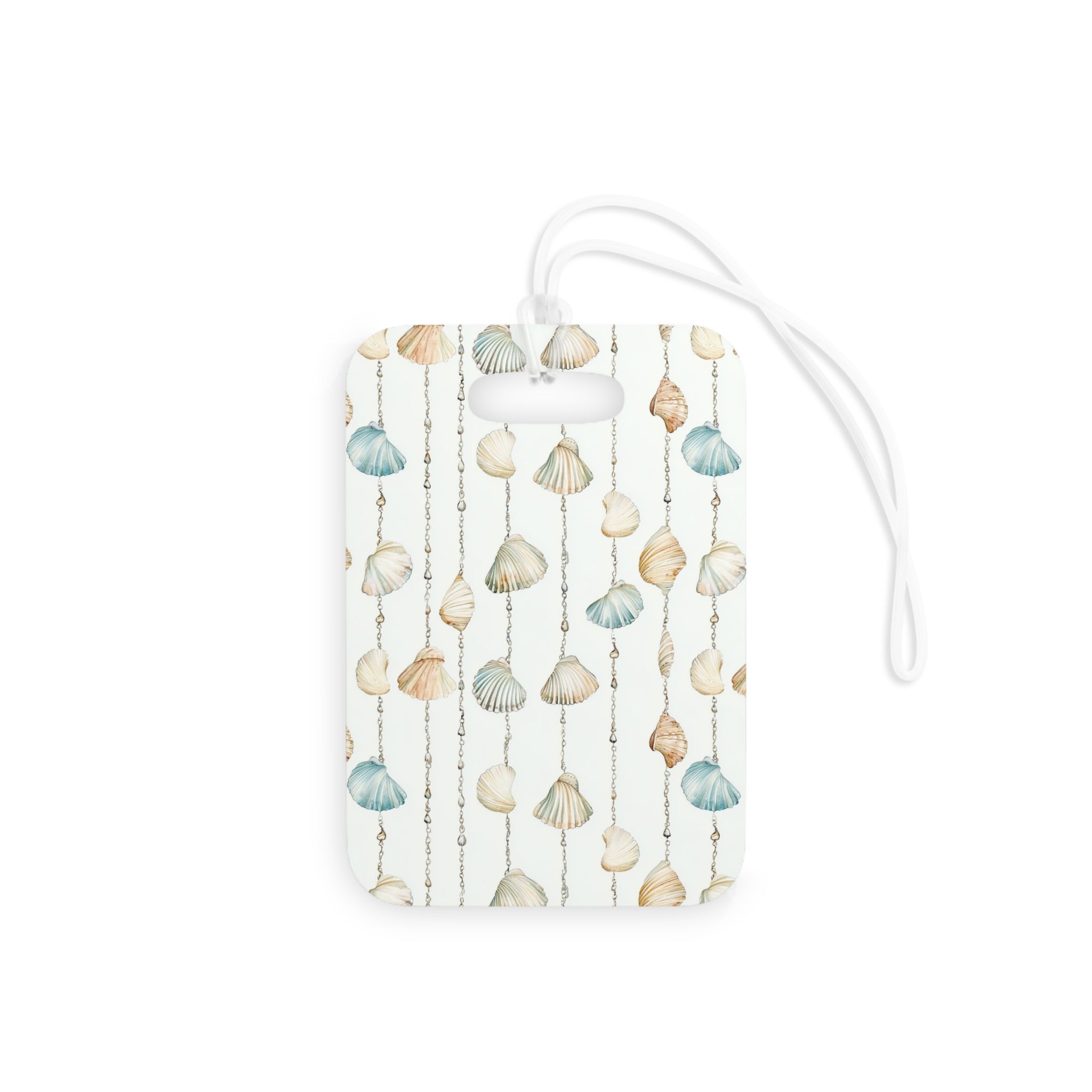 Seashell Lover Luggage Tag, Travel Accessories, Luggage, Vacation must have, Beach Vacation Supplies