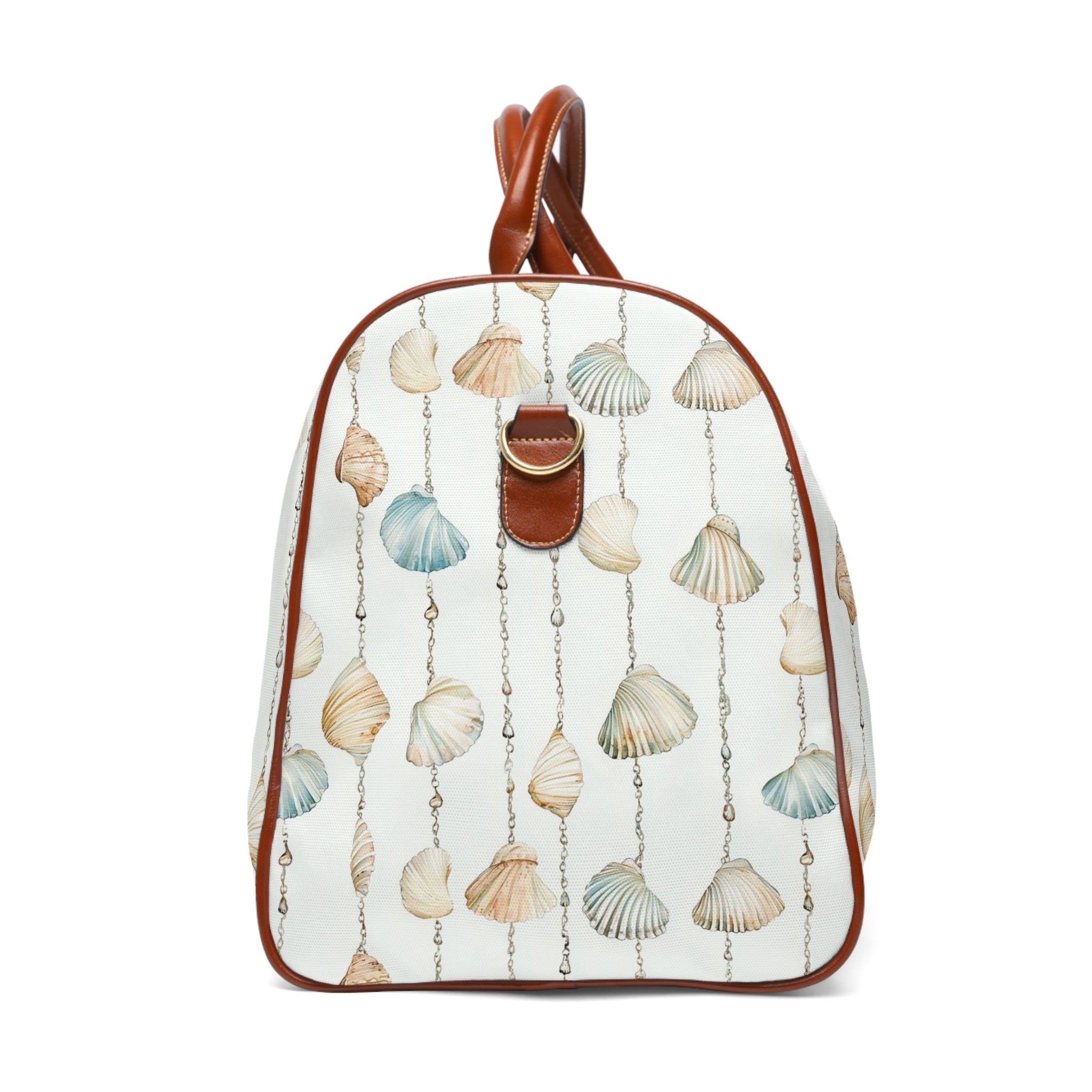 Seashell Lover - Beach-Inspired Waterproof Travel Bag, Perfect for Vacations, Weekend Getaways, or Gym Use, Nautical Style, Gift for Travelers