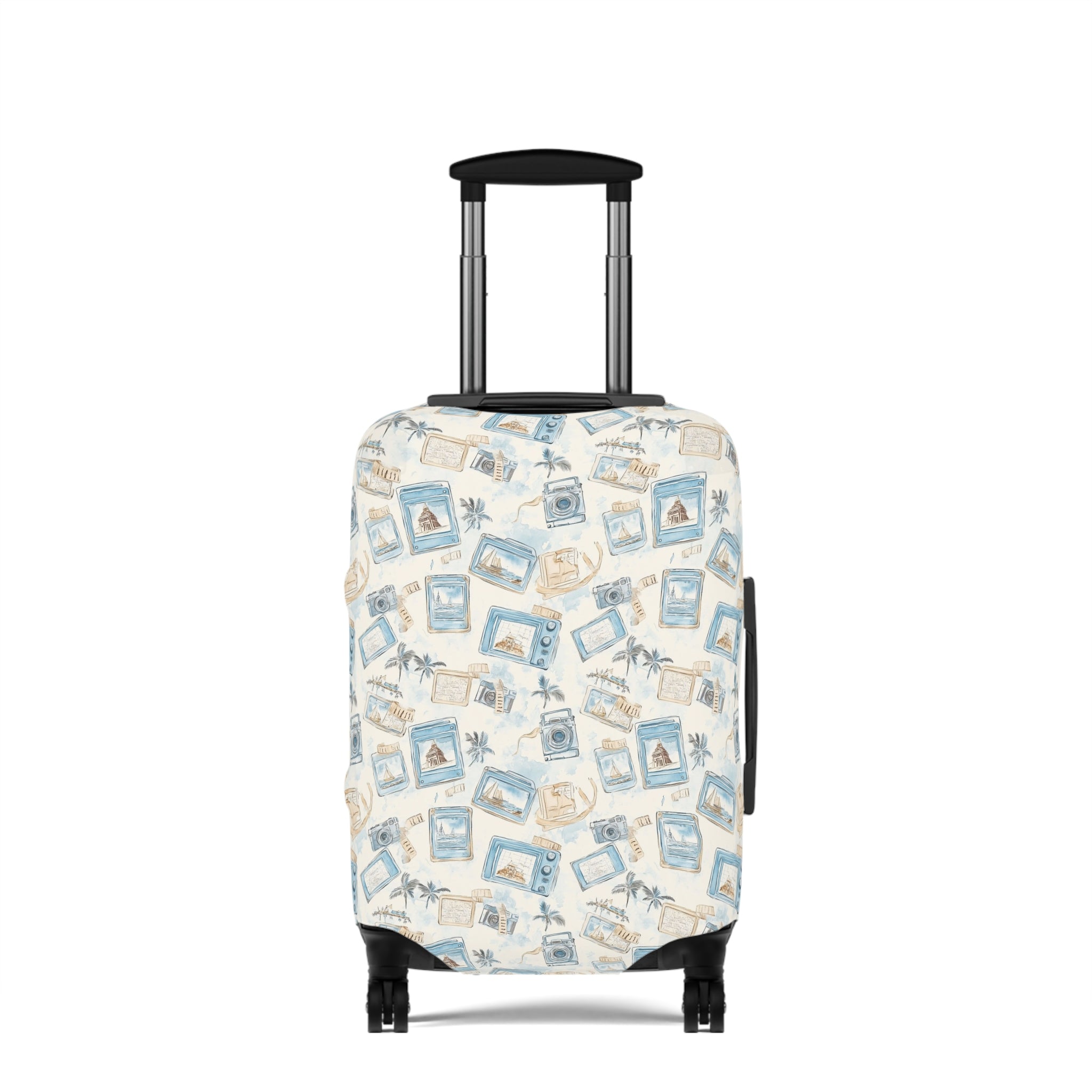 Vintage Vacay - Travel-Inspired Luggage Cover, Vintage Travel Luggage Protector, Airport Accessories, Unique Luggage Wrap, Gift for Travelers, [...]