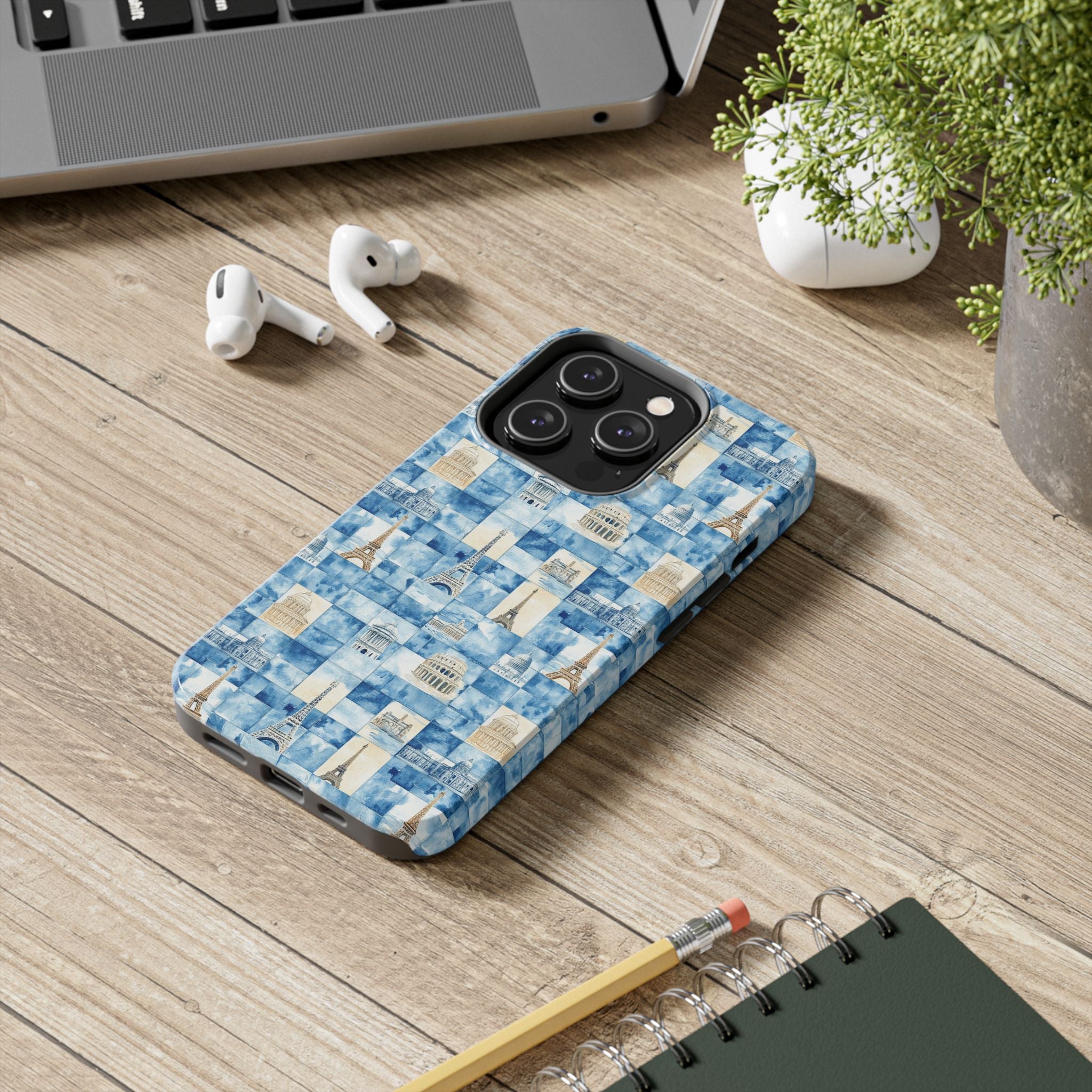 Europe- Travel-Inspired Tough Phone Case | Paris, Architecture Design, Durable Phone Cover, Gift for Travelers, Unique Cell Phone Accessory