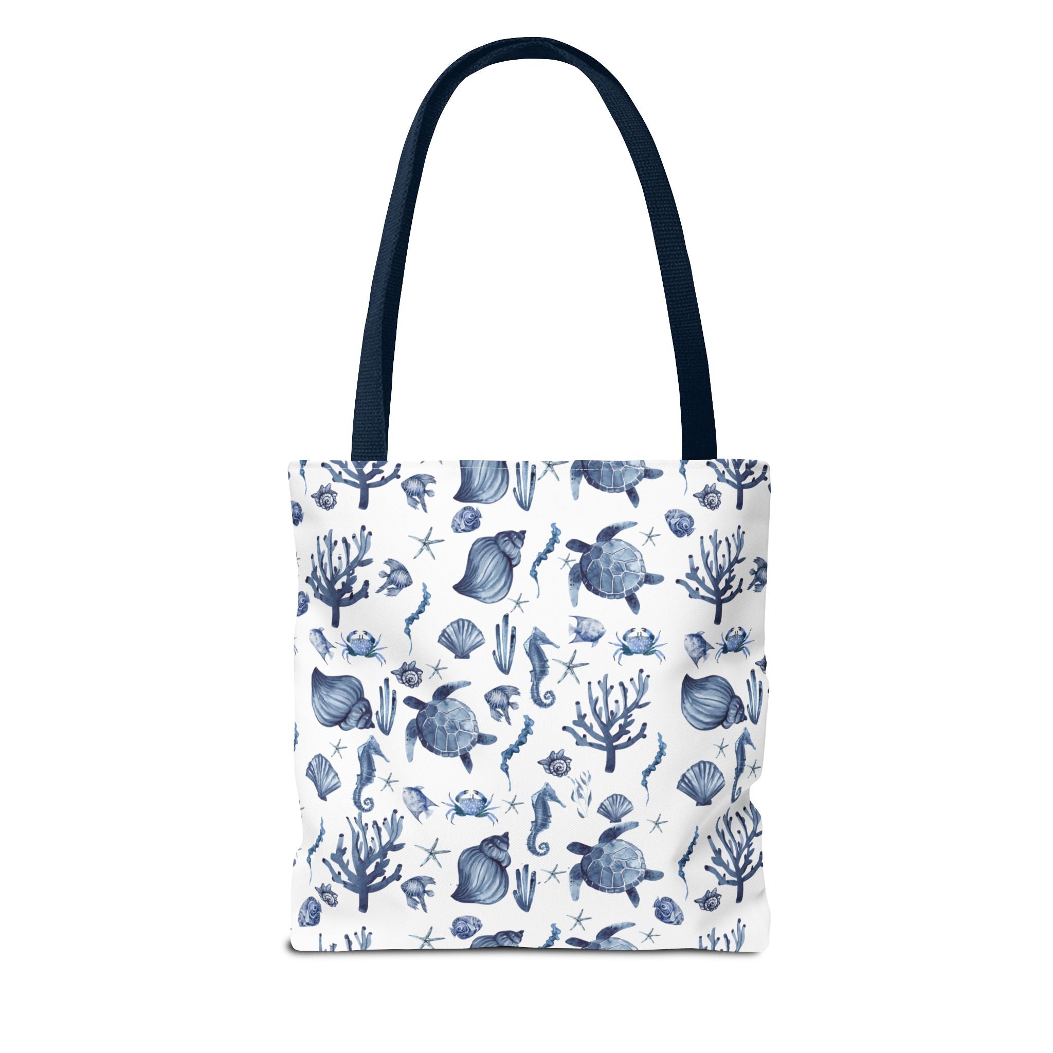 Deep Blue Sea - Coastal fish Dreams Tote Bag, Ocean-Inspired Beach Bag, Nautical Gift for Her, Summer Essentials, Travel Tote, Marine Animal Design