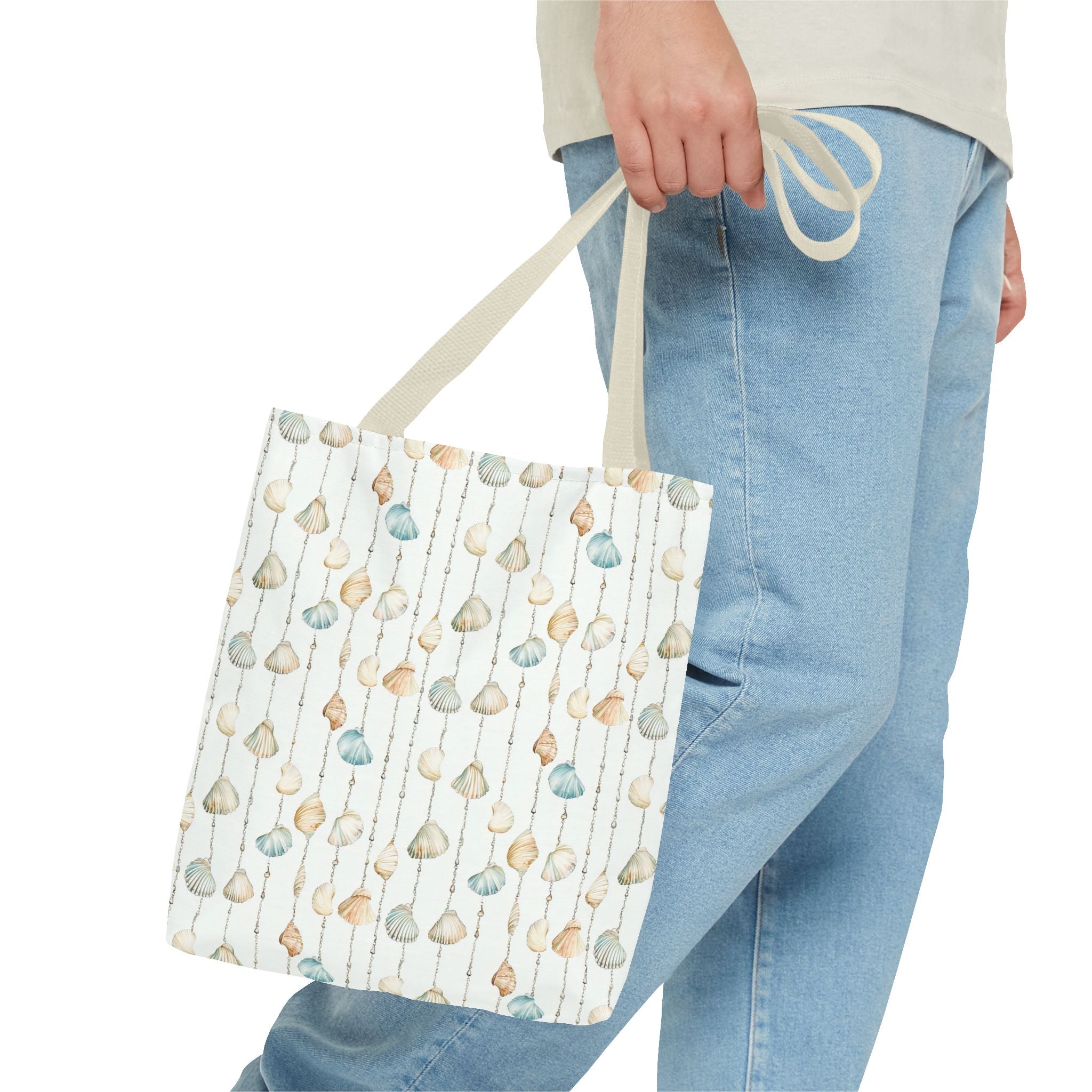 Seashell Lovers- Chic Patterns Tote Bag, Stylish Handbag, Reusable Shopping Tote, Beach Bag, Gift for Her, Eco-Friendly Bag, Casual Purse