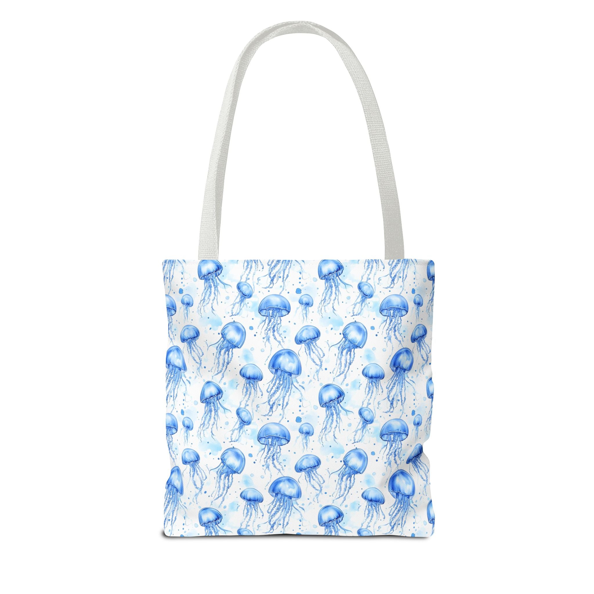 Blue Jellyfish Tote Bag - Ocean-Inspired Carryall, Beach Bag, Eco-Friendly Shopping Tote, Perfect Gift for Sea Lovers