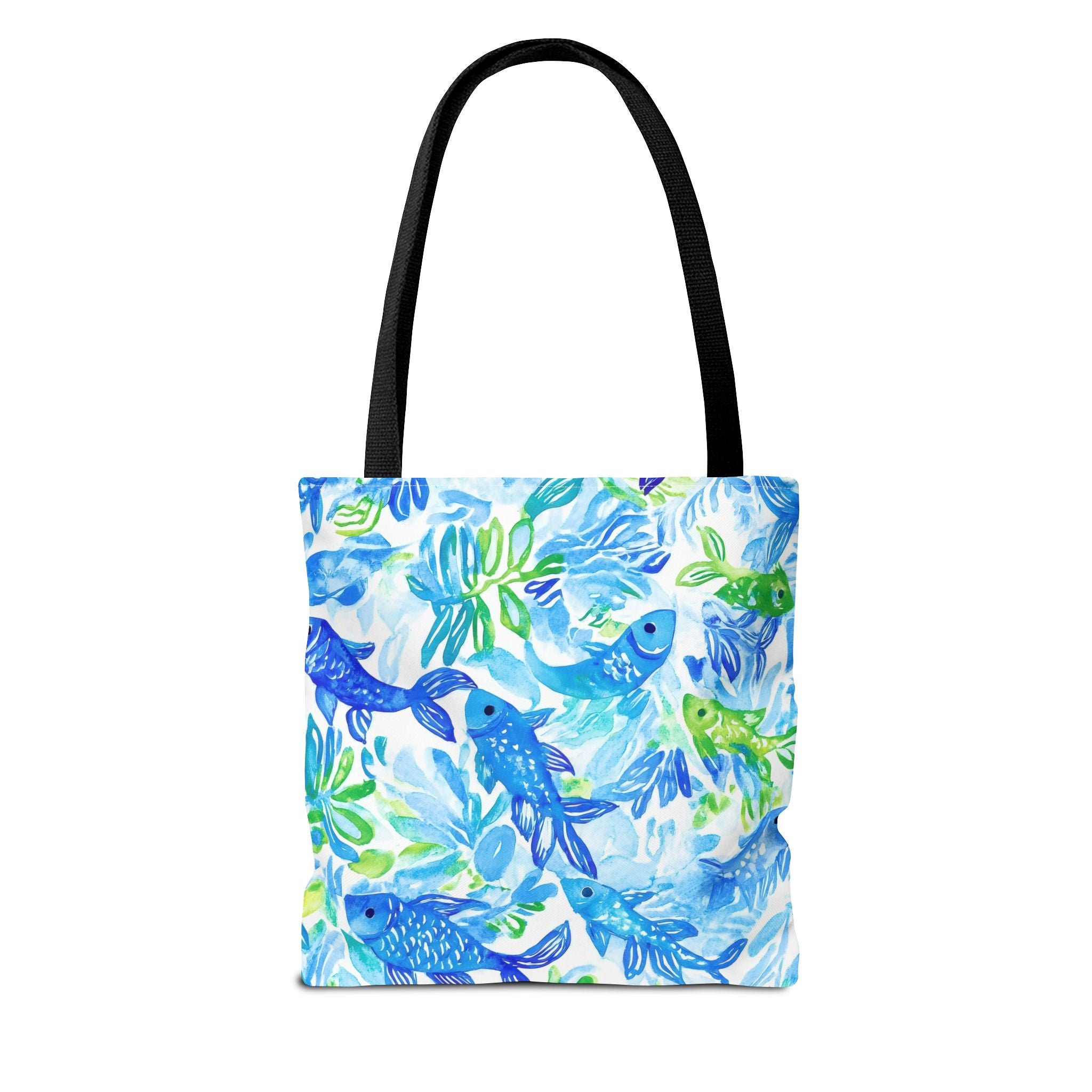 Vibrant Fish- Colorful Fish Tote Bag, Beach Bag, Shopping Tote, Eco-Friendly Reusable Bag, Gift for Ocean Lovers, Summer Accessory