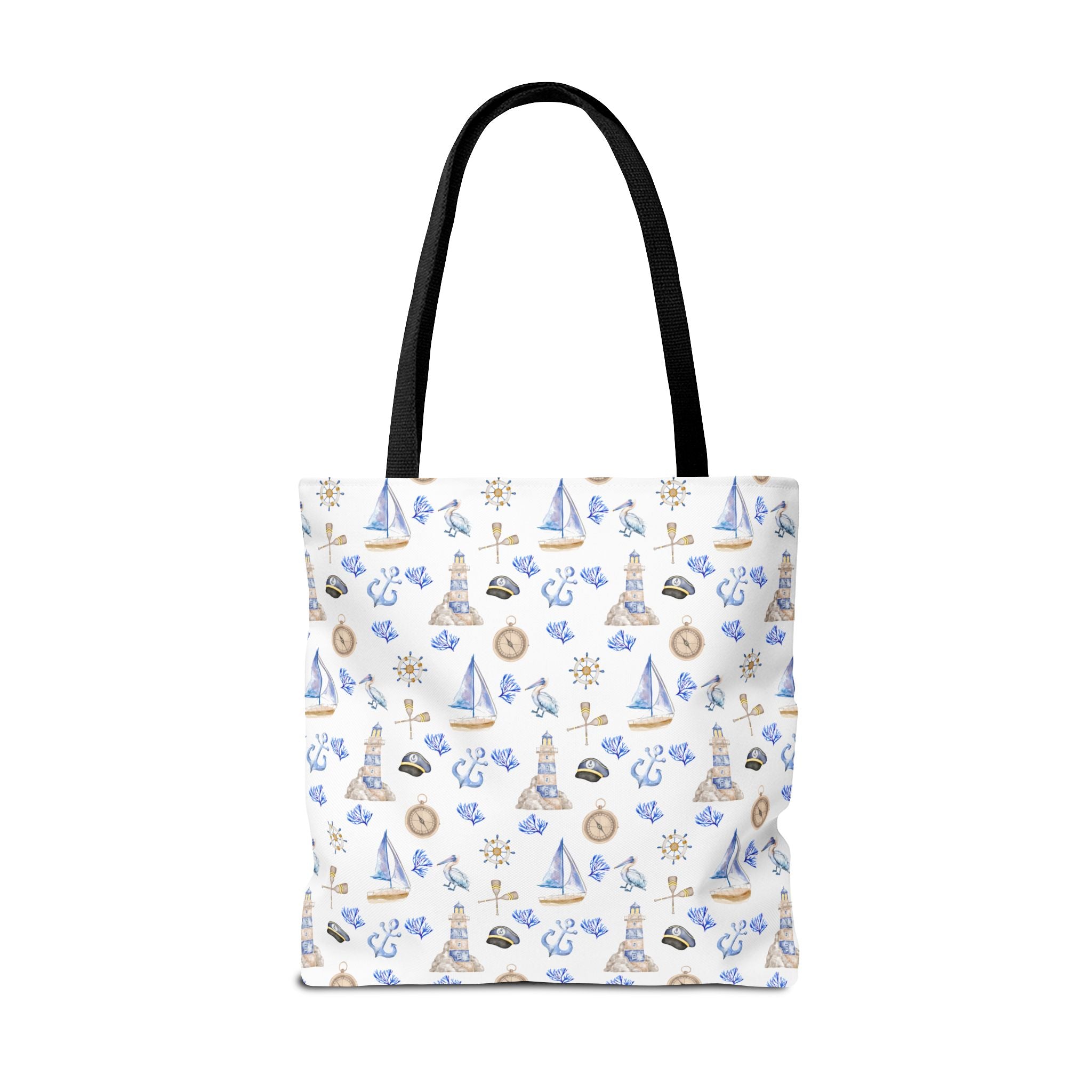 Sail Away - Nautical Themed Tote Bag, Beach Bag, Sailor Tote, Summer Essentials, Gift for Sea Lovers, Travel Bag