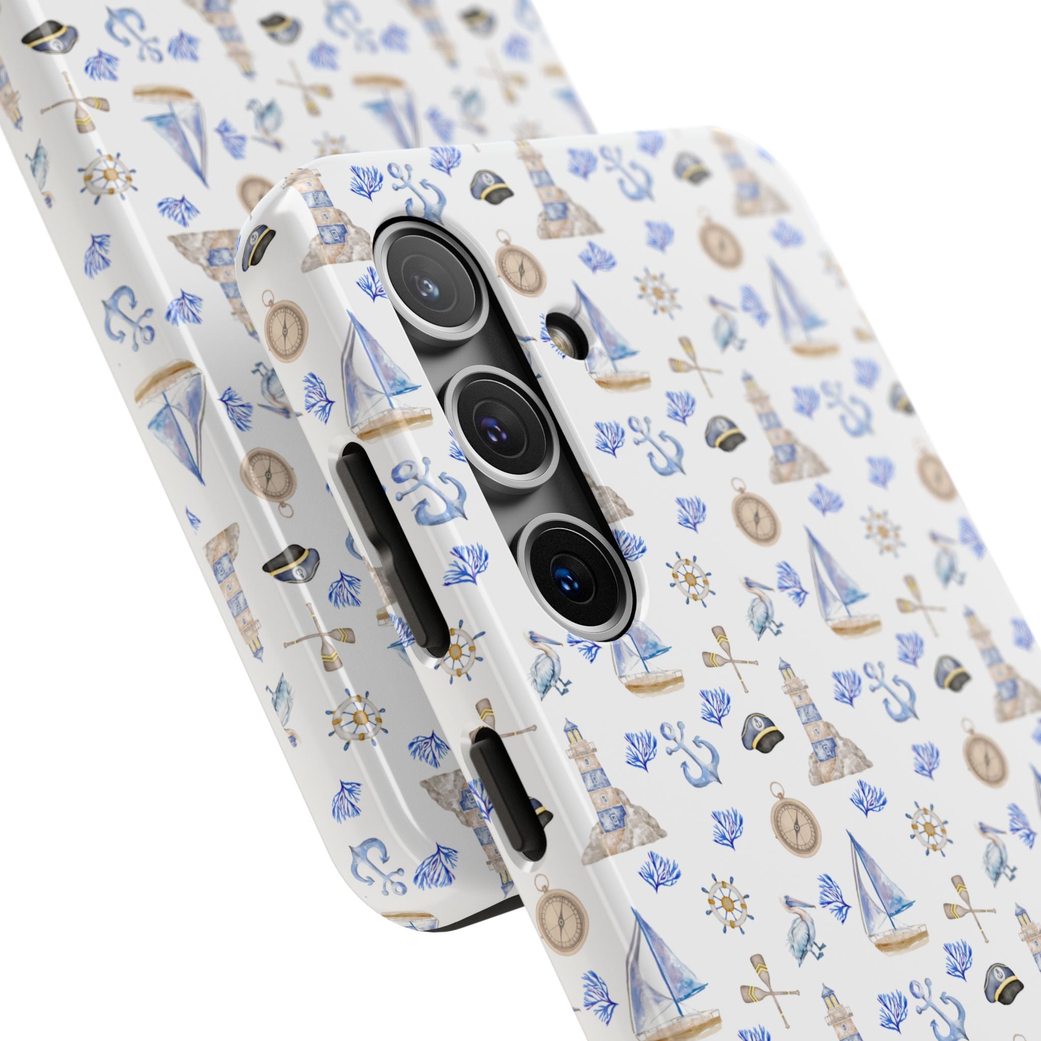 Sail Away- Nautical Phone Case - Tough Sea Adventure Phone Cover, Gifts for Beach Lovers, Summer Decor, Ocean-Inspired Protection