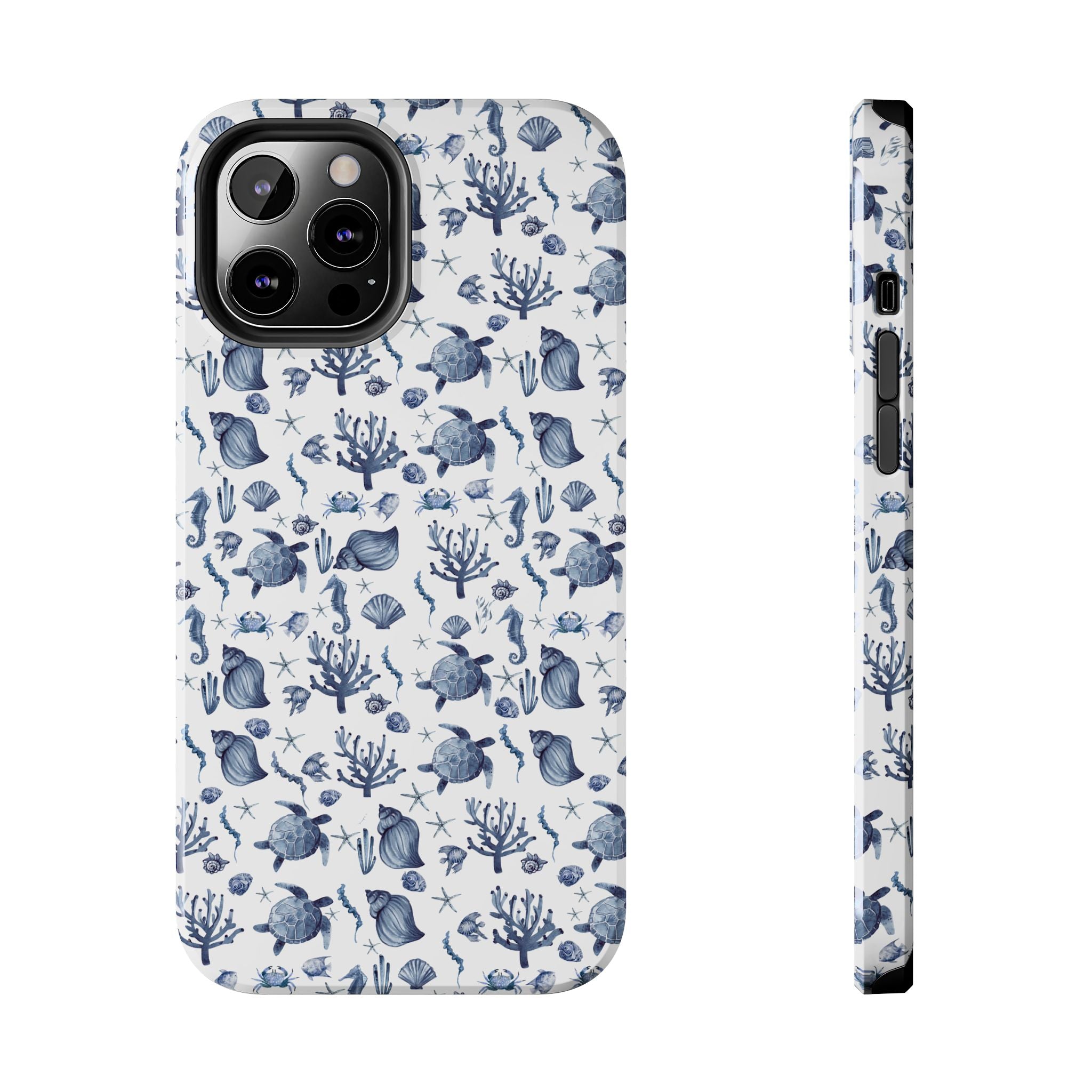Deep Blue Sea - Ocean-Inspired Tough Phone Cases, Coastal Decor, Beach Lover's Accessory, Ideal Gift, Marine Life Design, Durable Protection