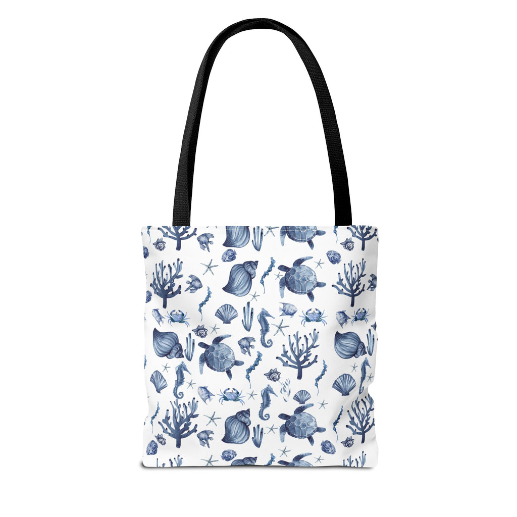Deep Blue Sea - Coastal fish Dreams Tote Bag, Ocean-Inspired Beach Bag, Nautical Gift for Her, Summer Essentials, Travel Tote, Marine Animal Design