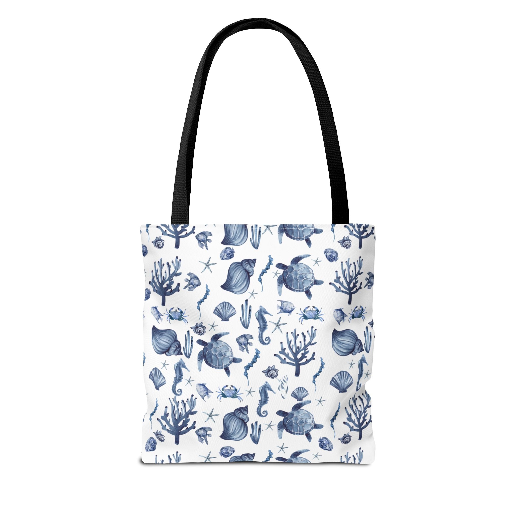 Deep Blue Sea - Coastal fish Dreams Tote Bag, Ocean-Inspired Beach Bag, Nautical Gift for Her, Summer Essentials, Travel Tote, Marine Animal Design