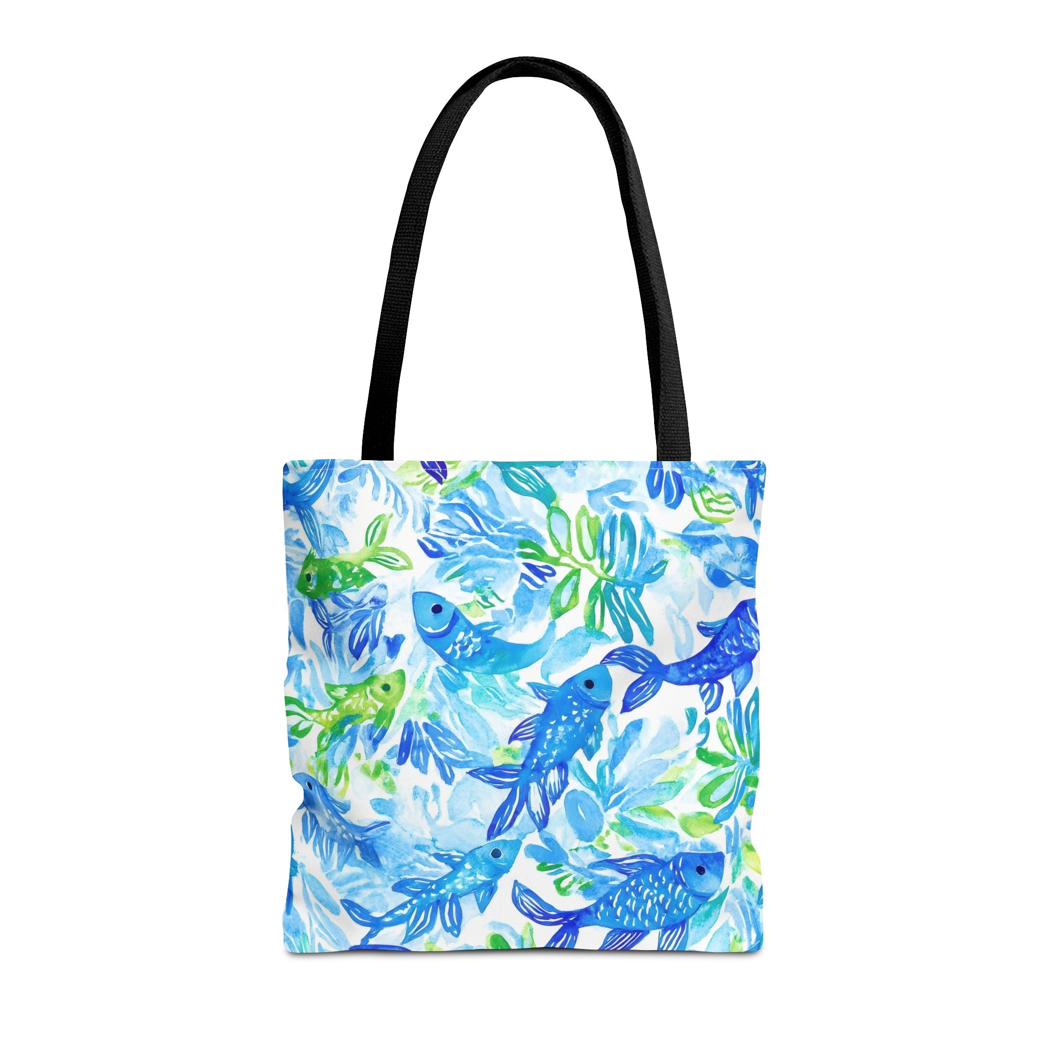 Vibrant Fish- Colorful Fish Tote Bag, Beach Bag, Shopping Tote, Eco-Friendly Reusable Bag, Gift for Ocean Lovers, Summer Accessory