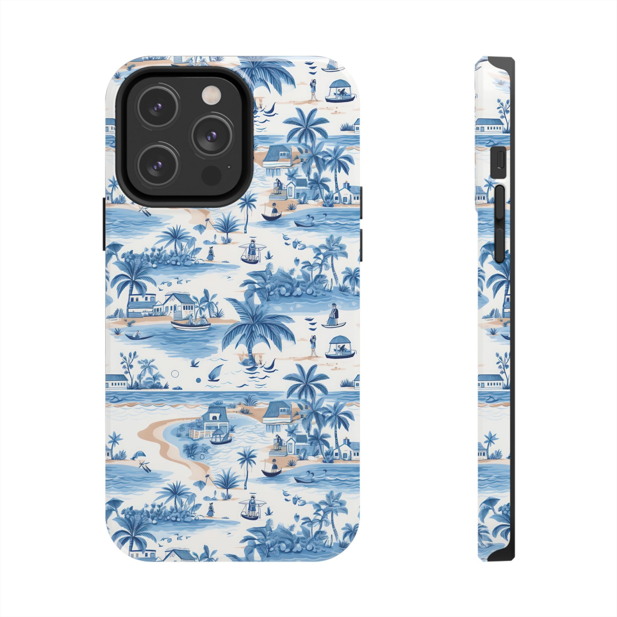 Tropical Blue- Paradise Phone Case - Durable Phone Cover for Beach Lovers, Summer Vibes, Vacation Ready, Gift for Him or Her, Unique Phone [...]