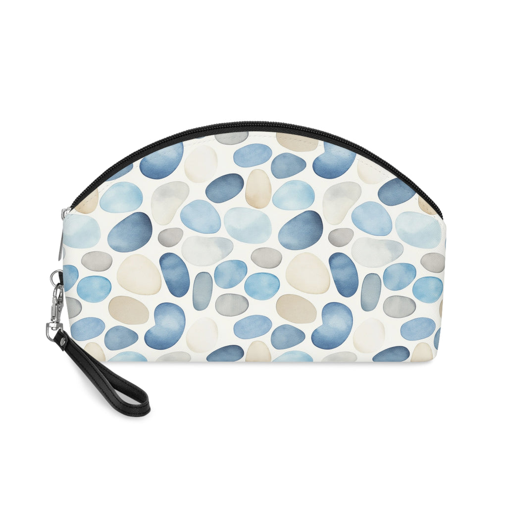 Cobblestone-Stylish Makeup Bag with Pebble Pattern, Cosmetic Pouch, Travel Organizer, Gift for Her, Everyday Essentials, Beauty Accessory