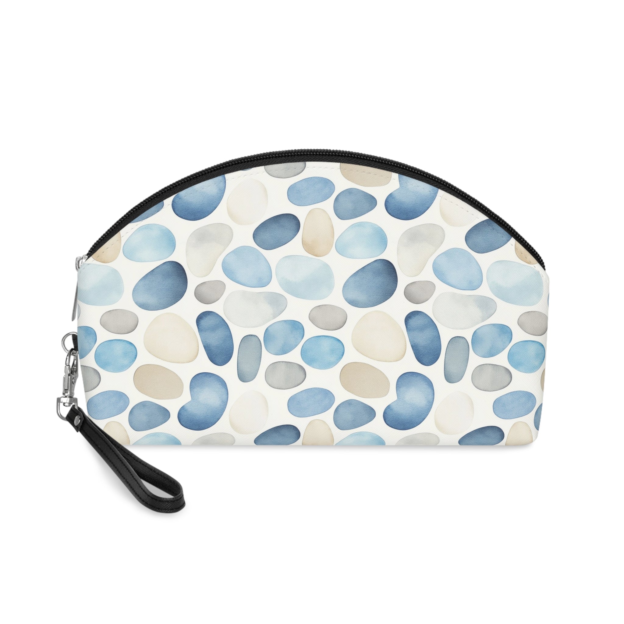 Cobblestone-Stylish Makeup Bag with Pebble Pattern, Cosmetic Pouch, Travel Organizer, Gift for Her, Everyday Essentials, Beauty Accessory