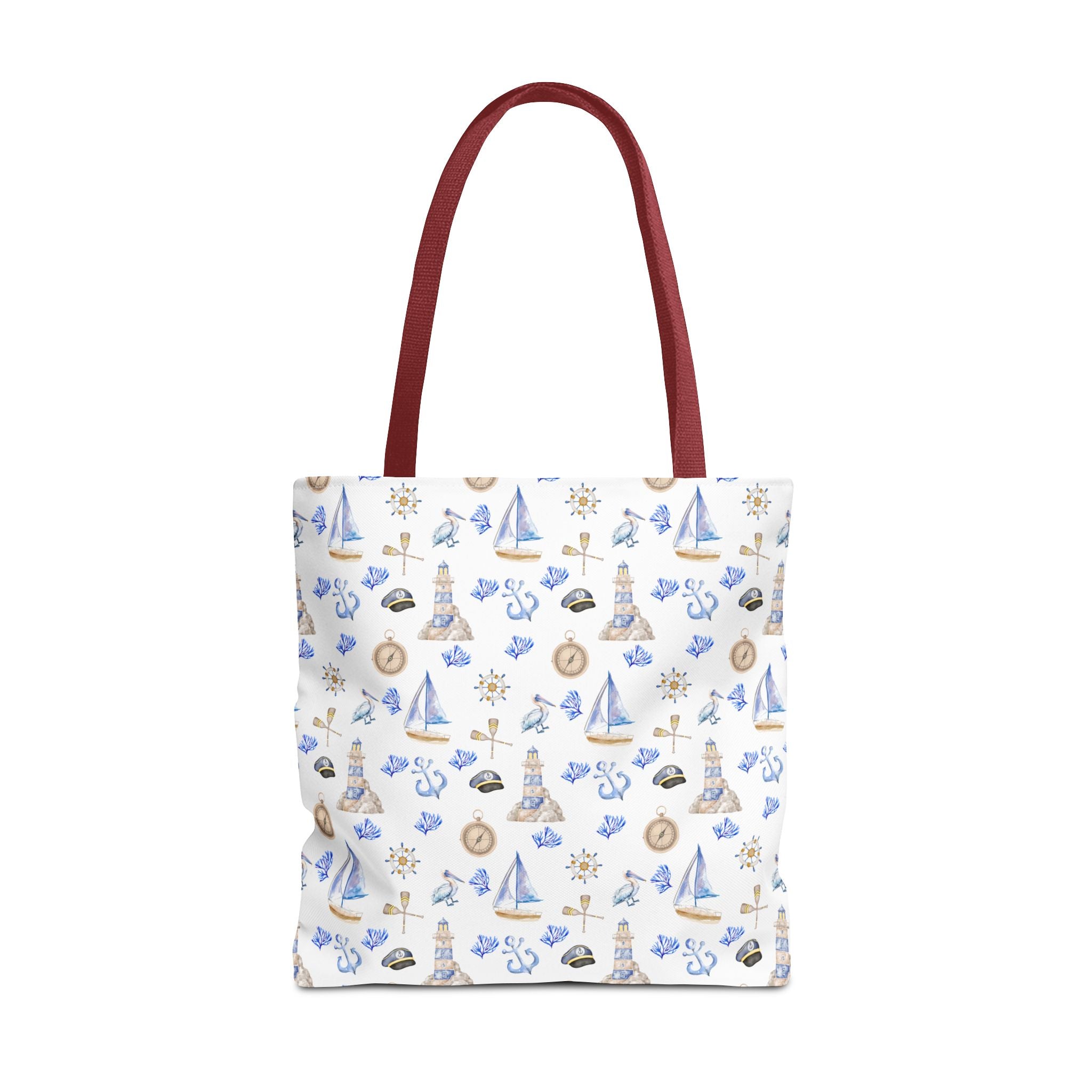 Sail Away - Nautical Themed Tote Bag, Beach Bag, Sailor Tote, Summer Essentials, Gift for Sea Lovers, Travel Bag