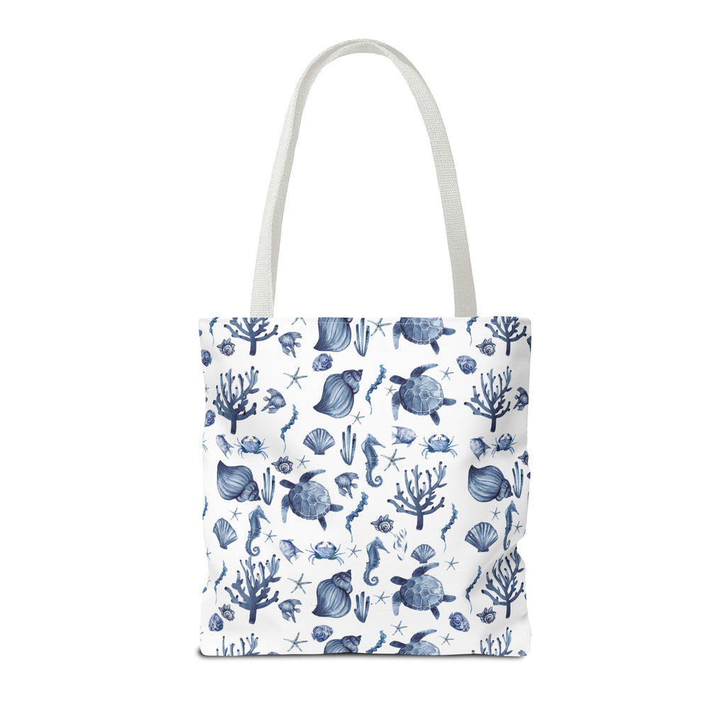 Deep Blue Sea - Coastal fish Dreams Tote Bag, Ocean-Inspired Beach Bag, Nautical Gift for Her, Summer Essentials, Travel Tote, Marine Animal Design