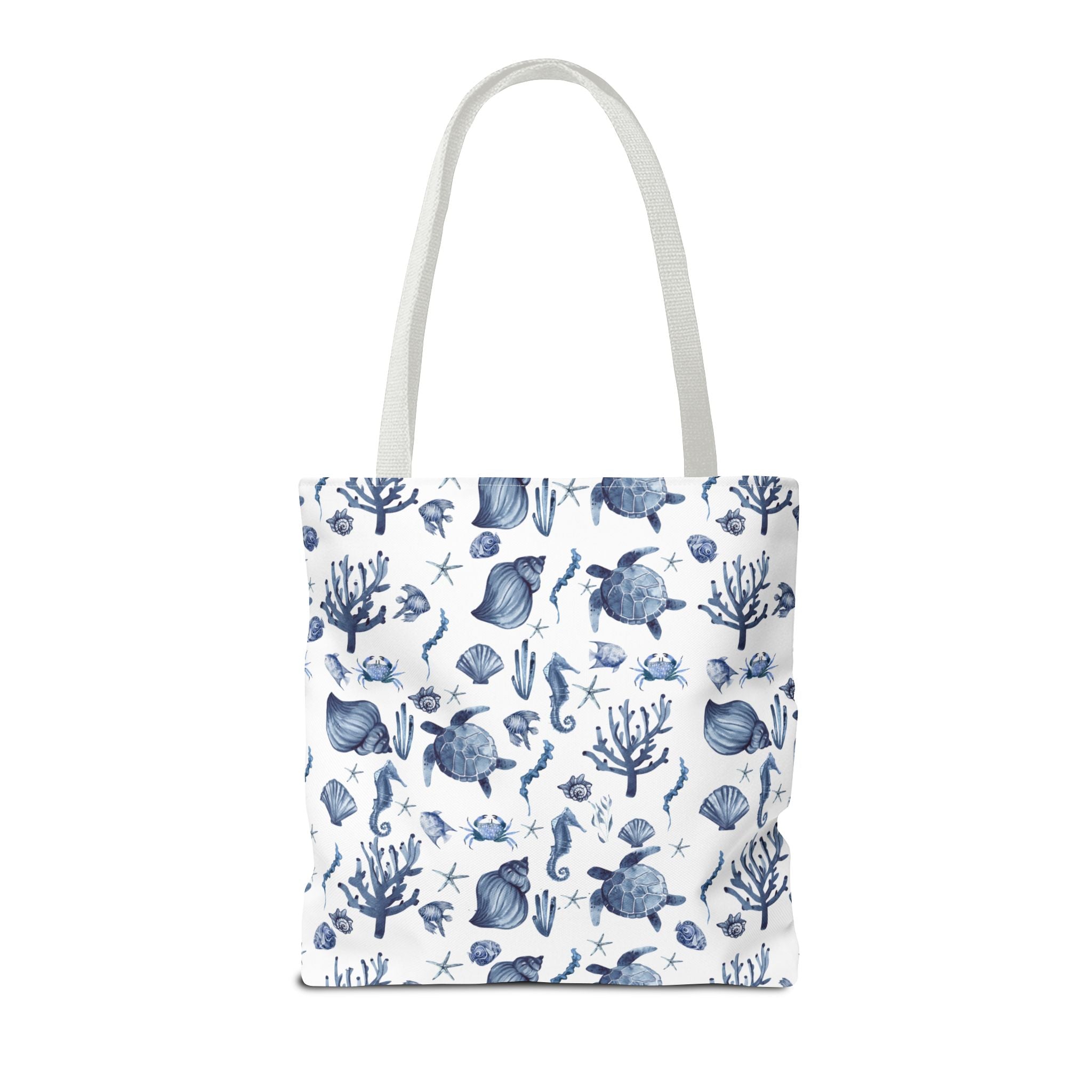 Deep Blue Sea - Coastal fish Dreams Tote Bag, Ocean-Inspired Beach Bag, Nautical Gift for Her, Summer Essentials, Travel Tote, Marine Animal Design
