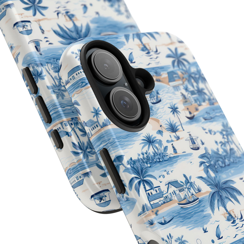 Tropical Blue- Paradise Phone Case - Durable Phone Cover for Beach Lovers, Summer Vibes, Vacation Ready, Gift for Him or Her, Unique Phone [...]