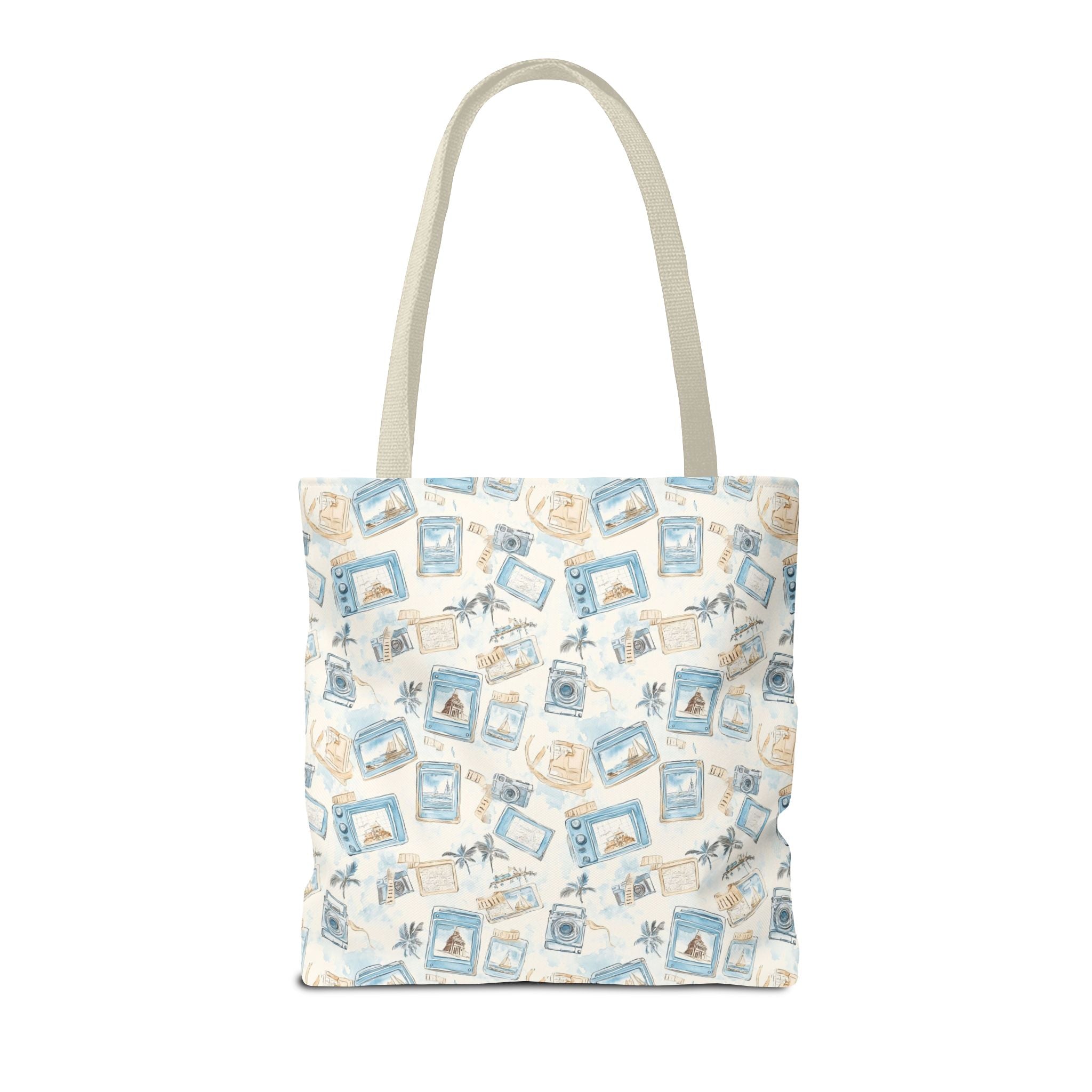 Vintage Vacay- Beach Vibes Tote Bag, Ocean Tote, Summer Accessories, Vacation Ready Bag, Coastal Shopping Bag, Gift for Travelers