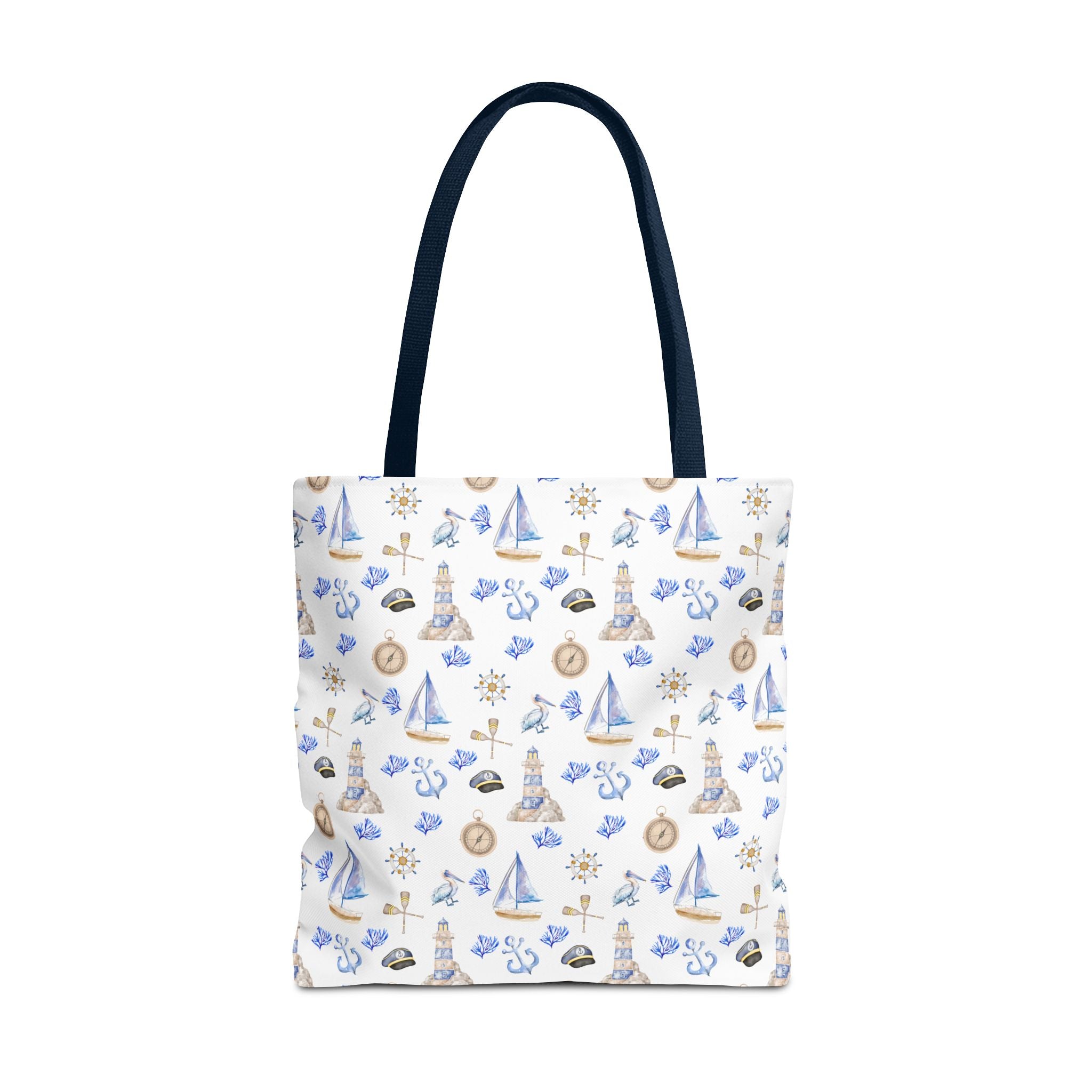 Sail Away - Nautical Themed Tote Bag, Beach Bag, Sailor Tote, Summer Essentials, Gift for Sea Lovers, Travel Bag