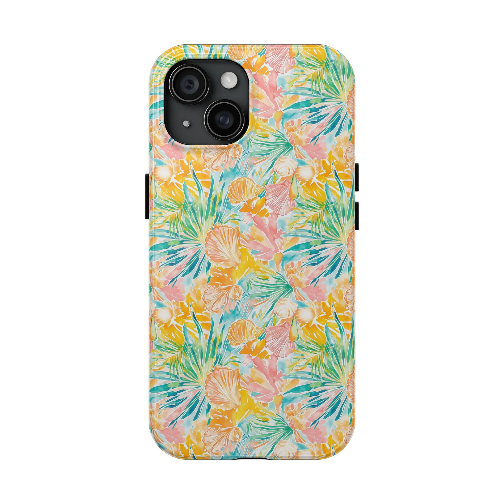 Neon Tropics- Tough Phone Cases, Floral Phone Covers, Summer Accessories, Stylish Phone Protection, Gifts for Her