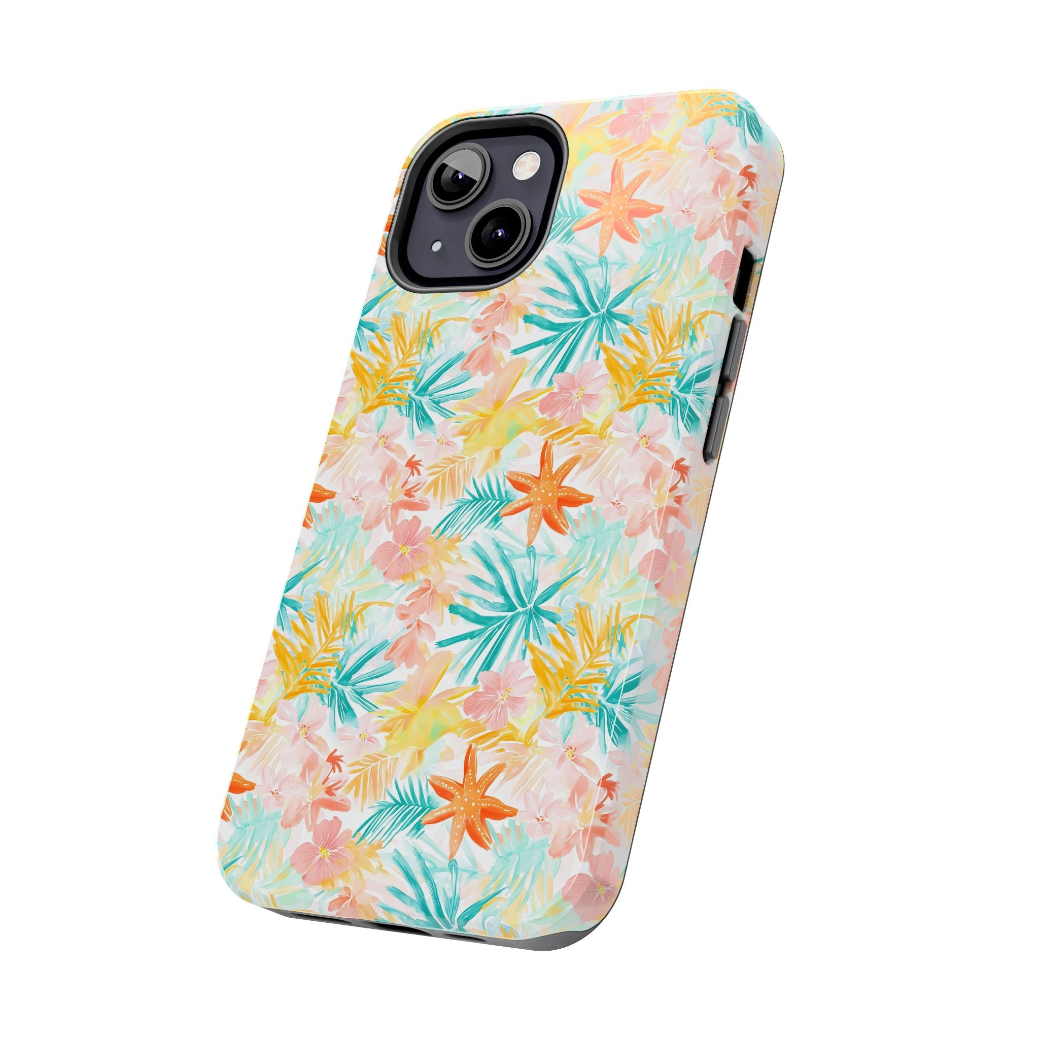 Tropical Starfish - Floral Phone Case - Summer Vibe, Durable Protection, Gift for Beach Lovers, Tropical Decor, Eco-Friendly Design