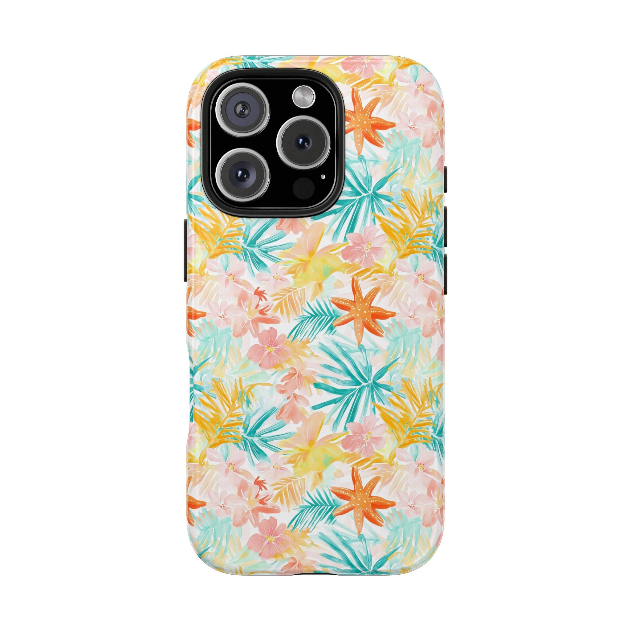 Tropical Starfish - Floral Phone Case - Summer Vibe, Durable Protection, Gift for Beach Lovers, Tropical Decor, Eco-Friendly Design