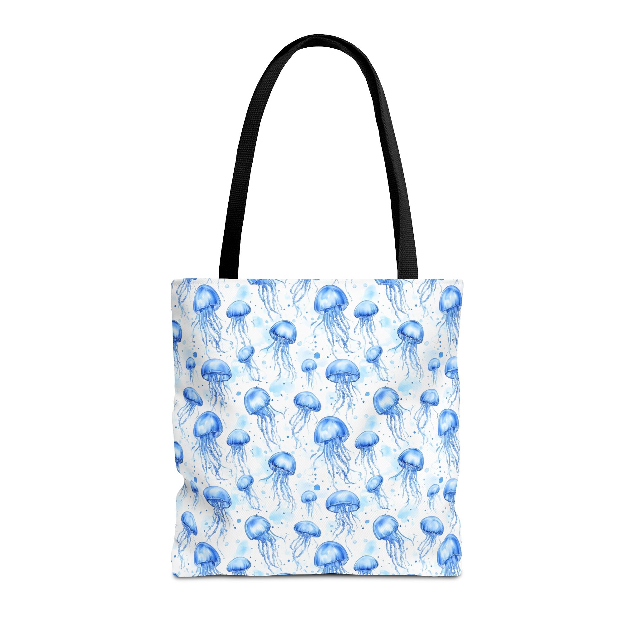 Blue Jellyfish Tote Bag - Ocean-Inspired Carryall, Beach Bag, Eco-Friendly Shopping Tote, Perfect Gift for Sea Lovers