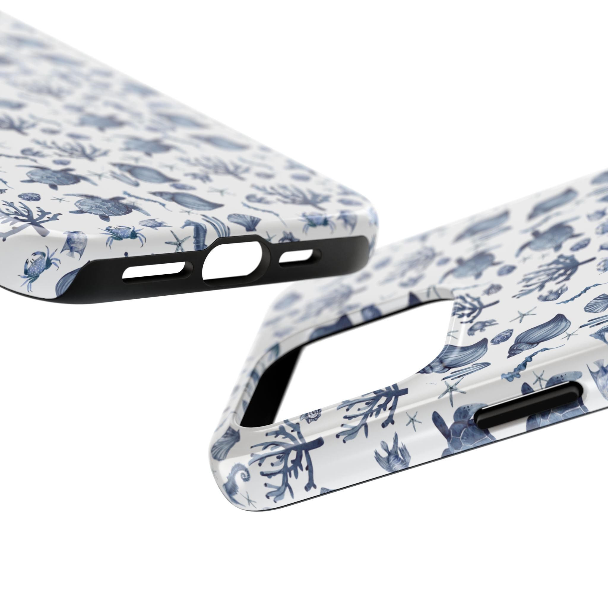 Deep Blue Sea - Ocean-Inspired Tough Phone Cases, Coastal Decor, Beach Lover's Accessory, Ideal Gift, Marine Life Design, Durable Protection
