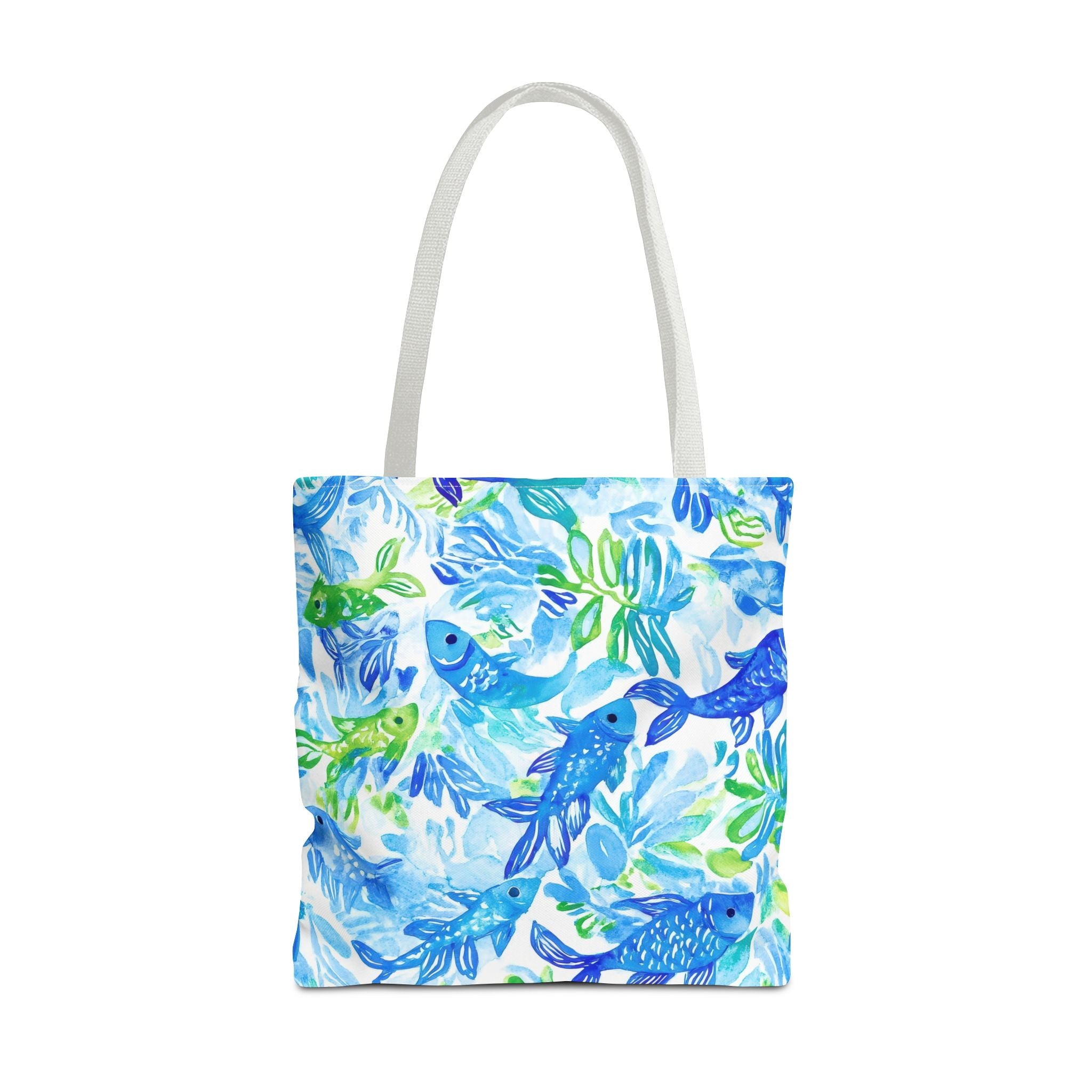 Vibrant Fish- Colorful Fish Tote Bag, Beach Bag, Shopping Tote, Eco-Friendly Reusable Bag, Gift for Ocean Lovers, Summer Accessory