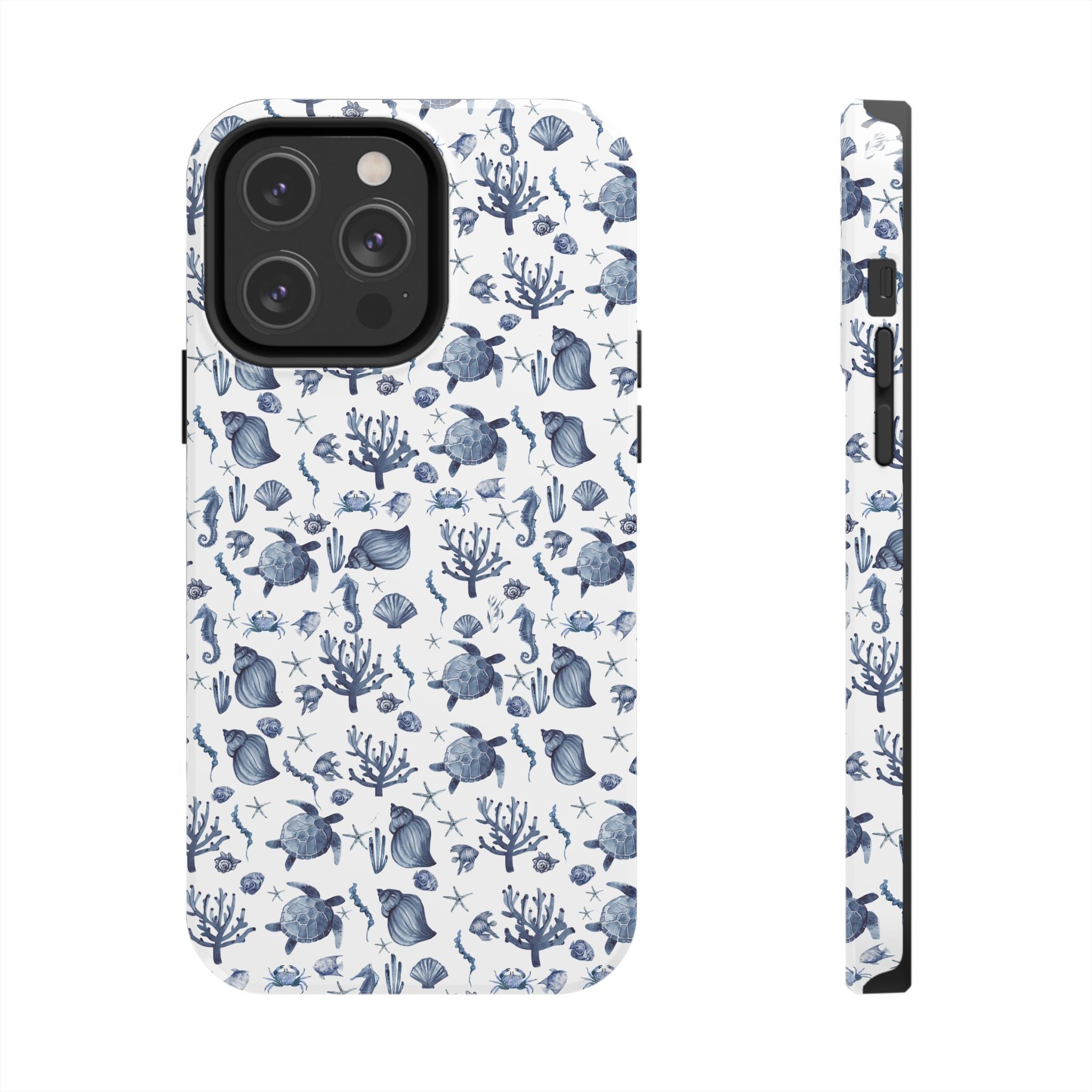 Deep Blue Sea - Ocean-Inspired Tough Phone Cases, Coastal Decor, Beach Lover's Accessory, Ideal Gift, Marine Life Design, Durable Protection