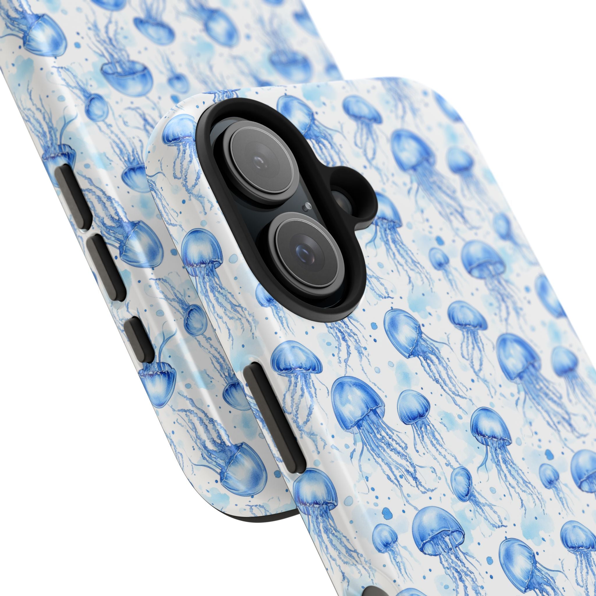 Blue Jellyfish Tough Phone Case | Unique Ocean Vibe | Gift for Marine Lovers, Durable Protection, Trendy Accessories, Beach Theme