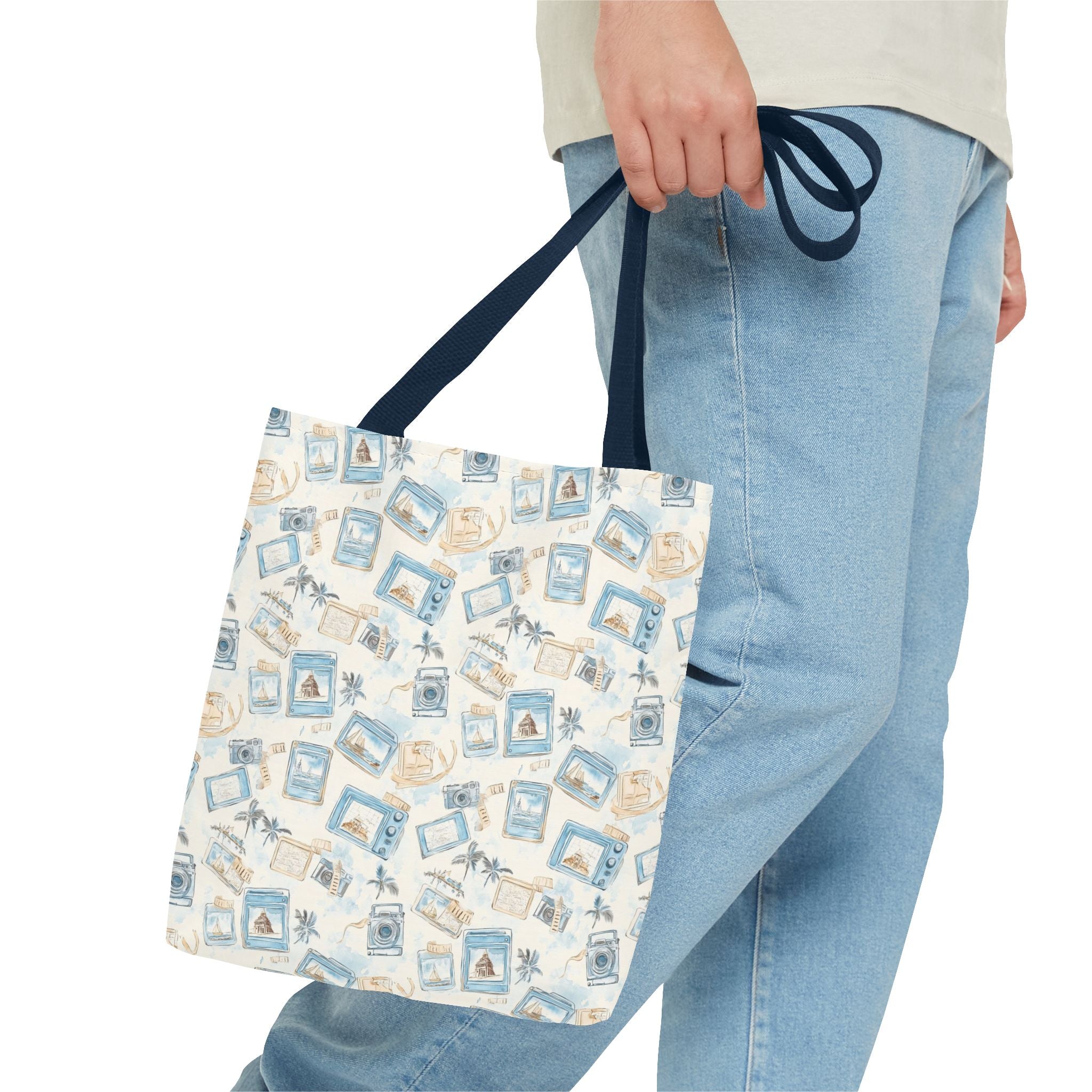 Vintage Vacay- Beach Vibes Tote Bag, Ocean Tote, Summer Accessories, Vacation Ready Bag, Coastal Shopping Bag, Gift for Travelers