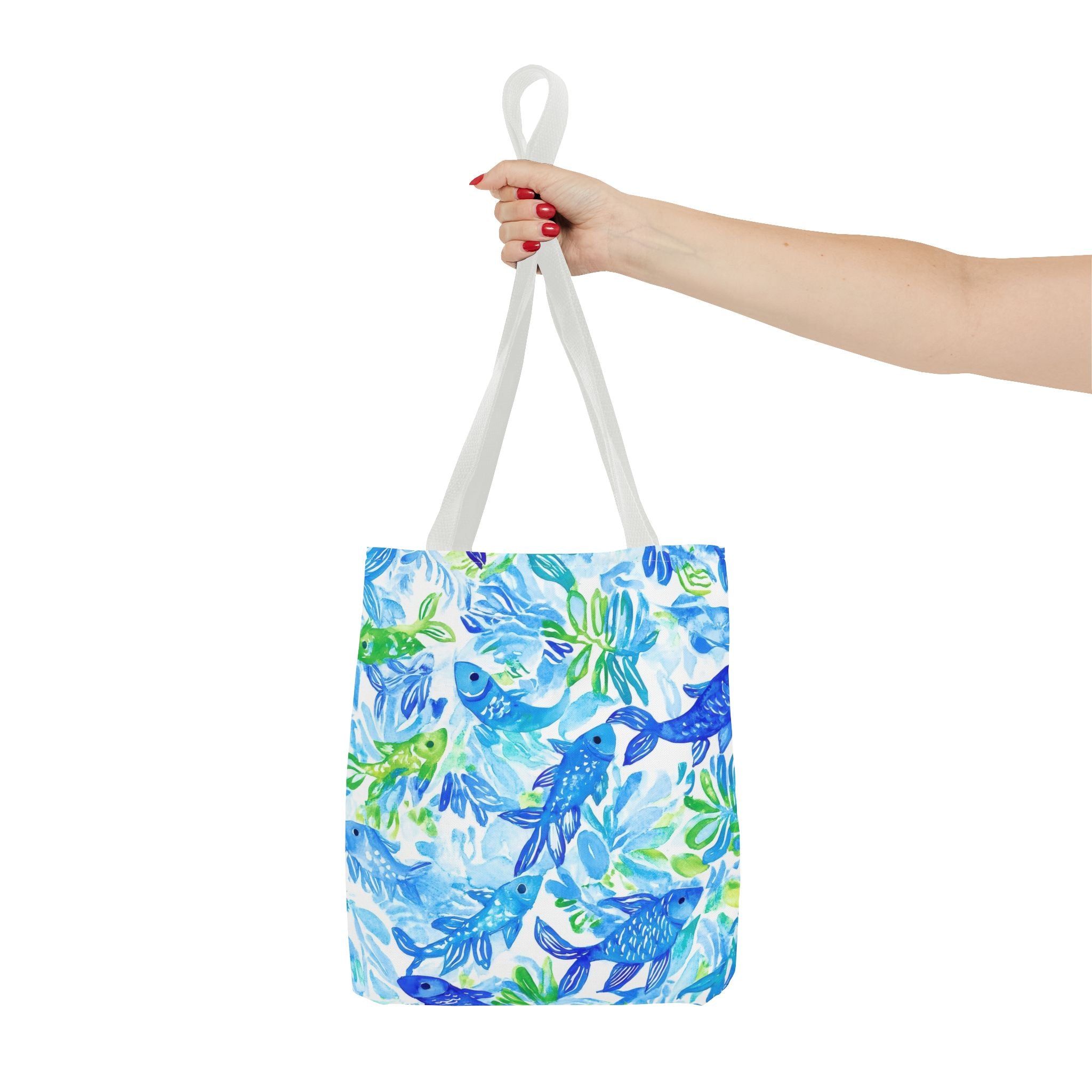 Vibrant Fish- Colorful Fish Tote Bag, Beach Bag, Shopping Tote, Eco-Friendly Reusable Bag, Gift for Ocean Lovers, Summer Accessory