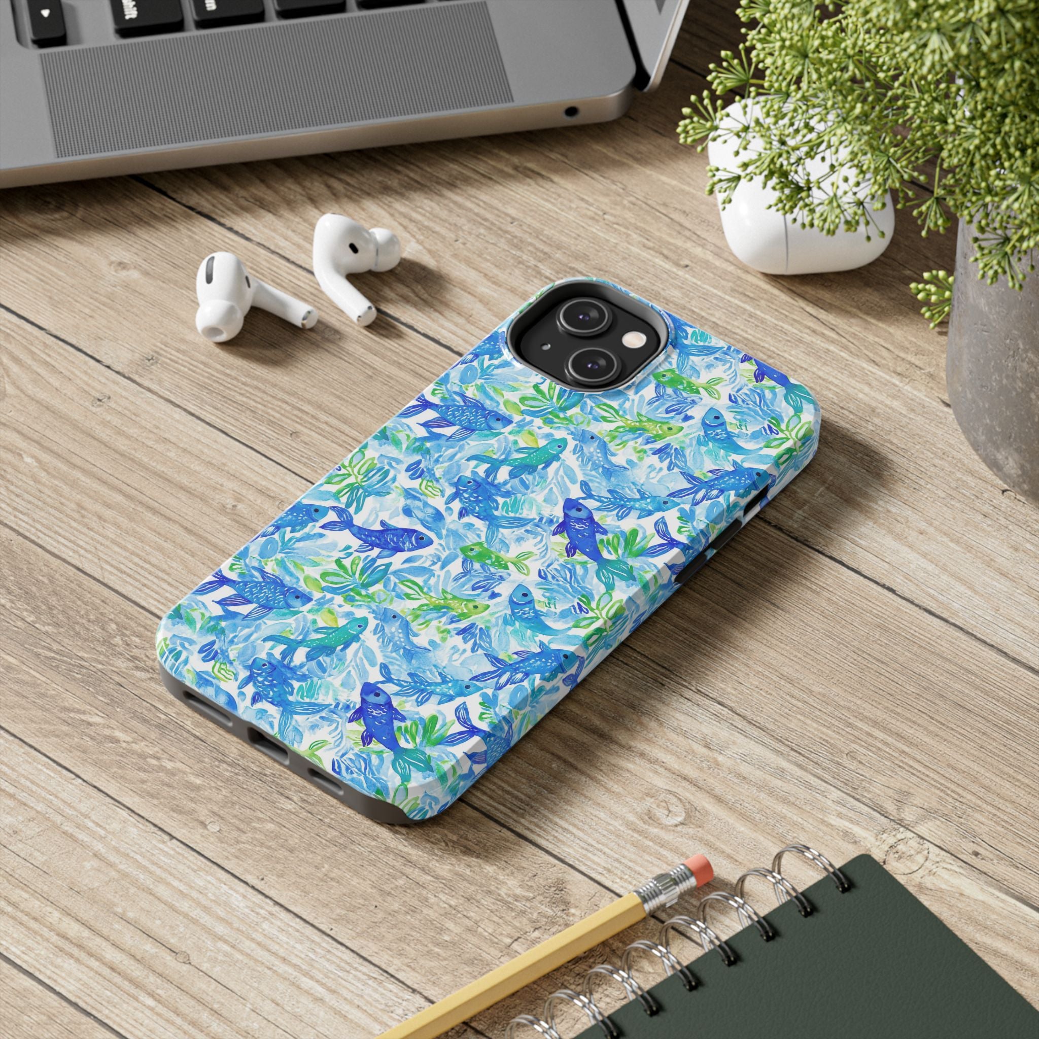 Vibrant Fish- Stylish Tough Phone Cases, Ocean-Inspired Protection, Gift for Nature Lovers, Durable Phone Cover, Summer Vibes Essential