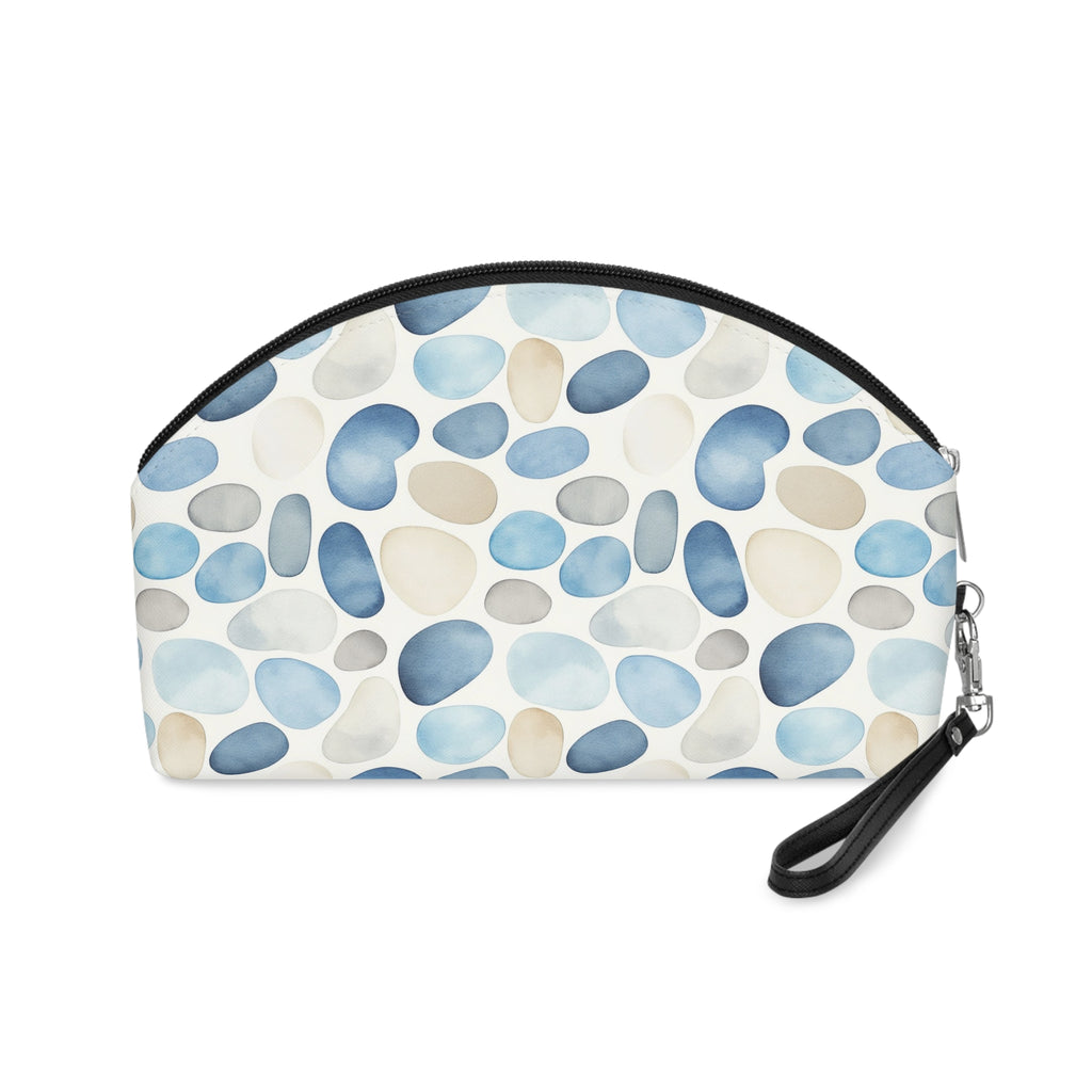 Cobblestone-Stylish Makeup Bag with Pebble Pattern, Cosmetic Pouch, Travel Organizer, Gift for Her, Everyday Essentials, Beauty Accessory