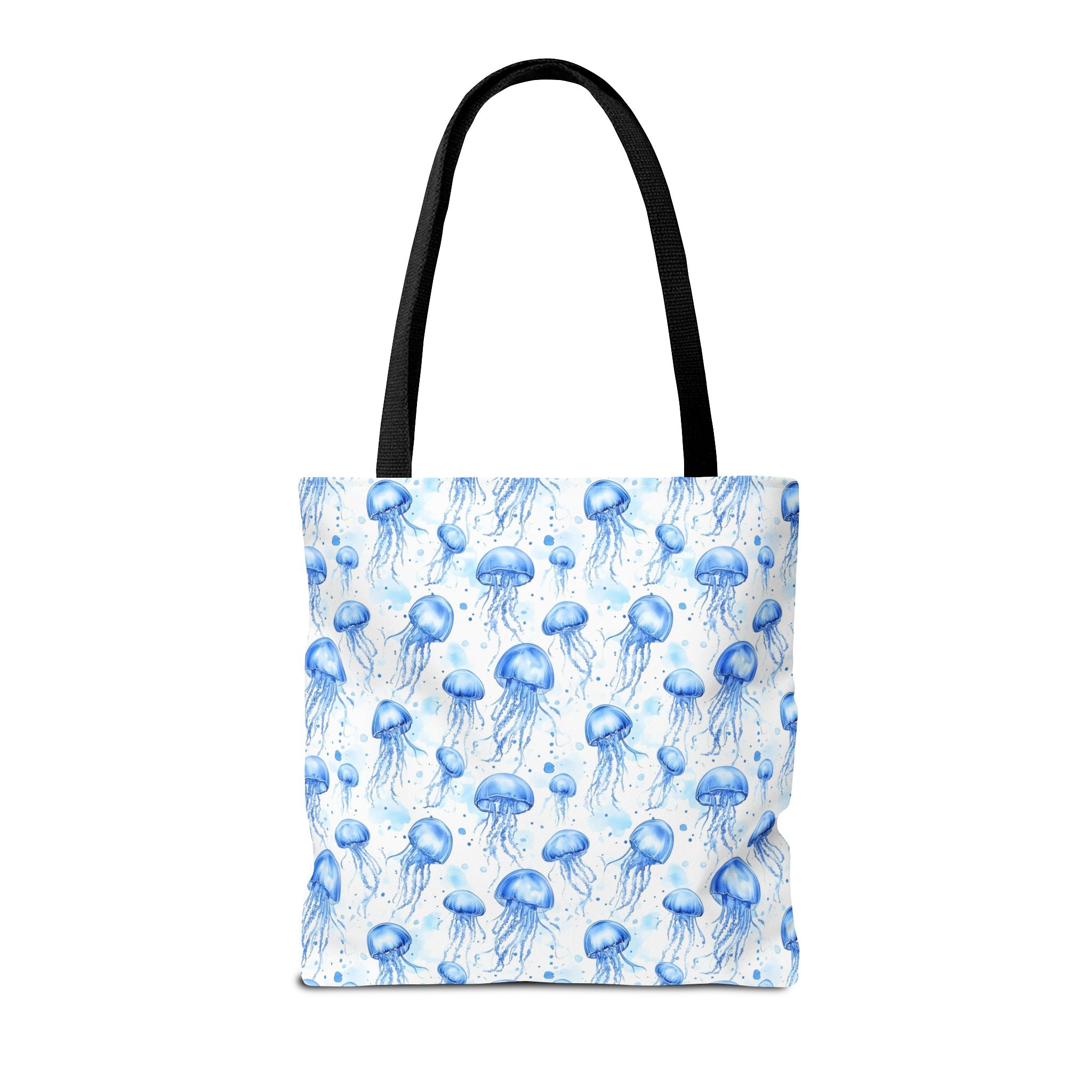 Blue Jellyfish Tote Bag - Ocean-Inspired Carryall, Beach Bag, Eco-Friendly Shopping Tote, Perfect Gift for Sea Lovers